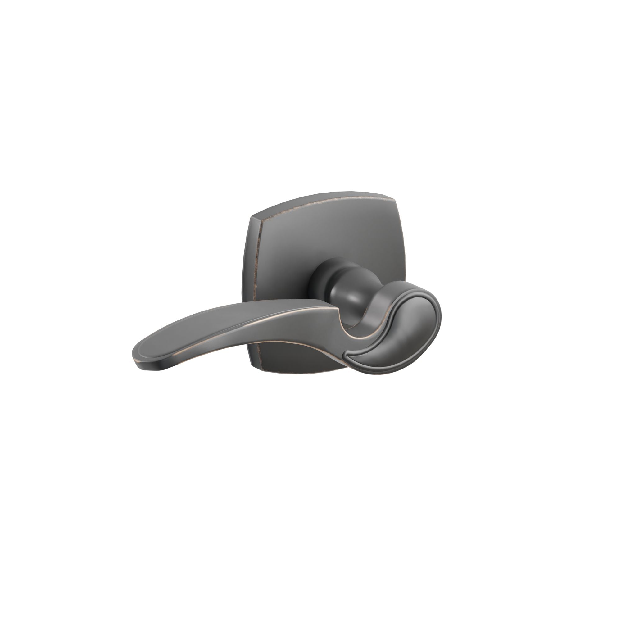 Emtek Breslin Lever Set with Urban Modern Rosette