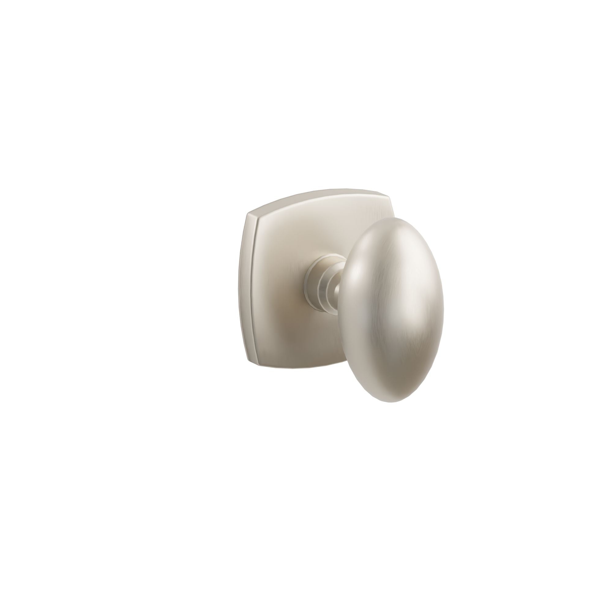 Emtek Concealed Fastener Egg Knob Set With Urban Modern Rosette