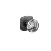 Emtek Georgetown Glass Knob Set with Urban Modern Rosette