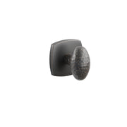 Emtek Hammered Egg Knob Set with Urban Modern Rosette