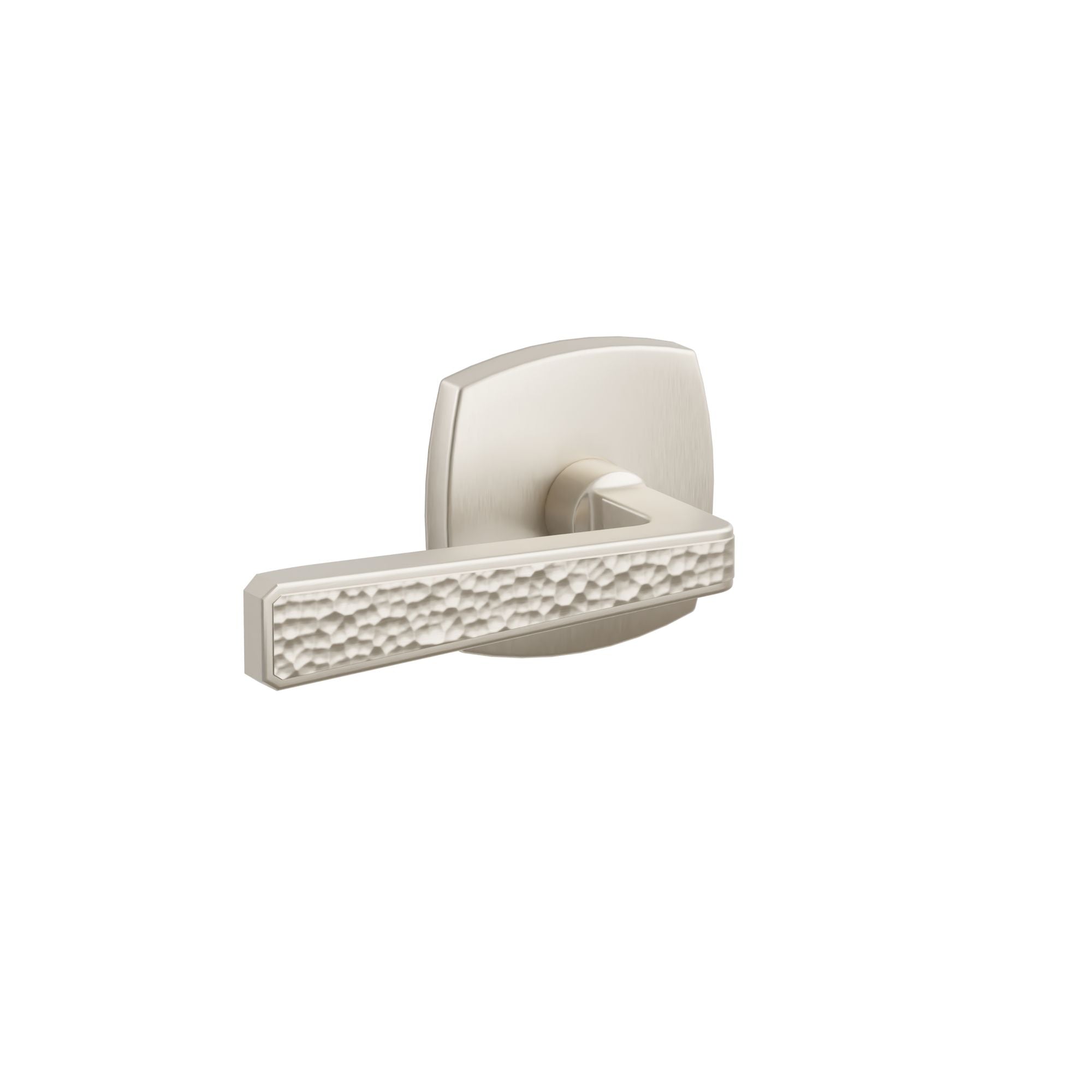 Emtek Concealed Fastener Hammered Lever Set With Urban Modern Rosette