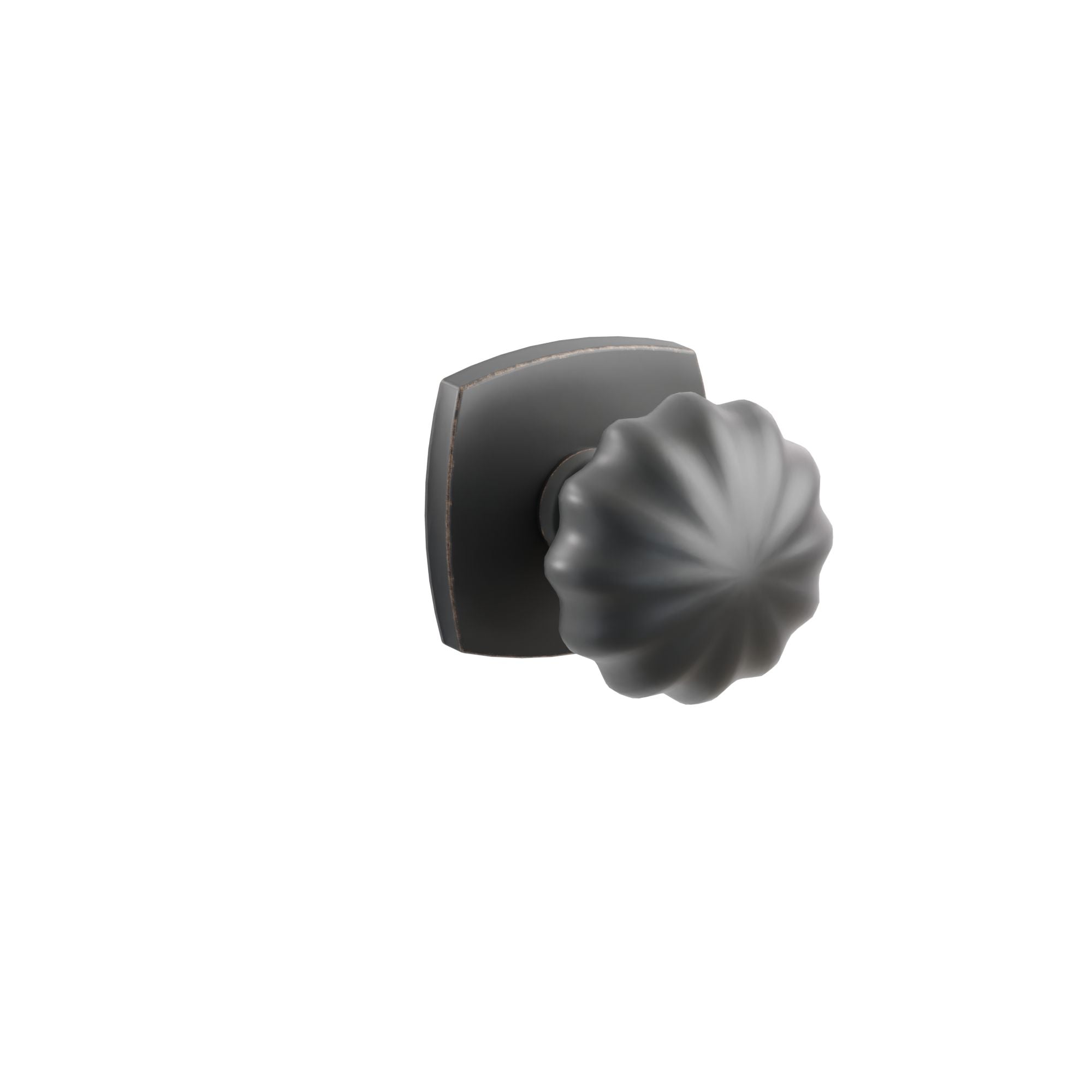 Emtek Melon Knob Set with Urban Modern Rosette