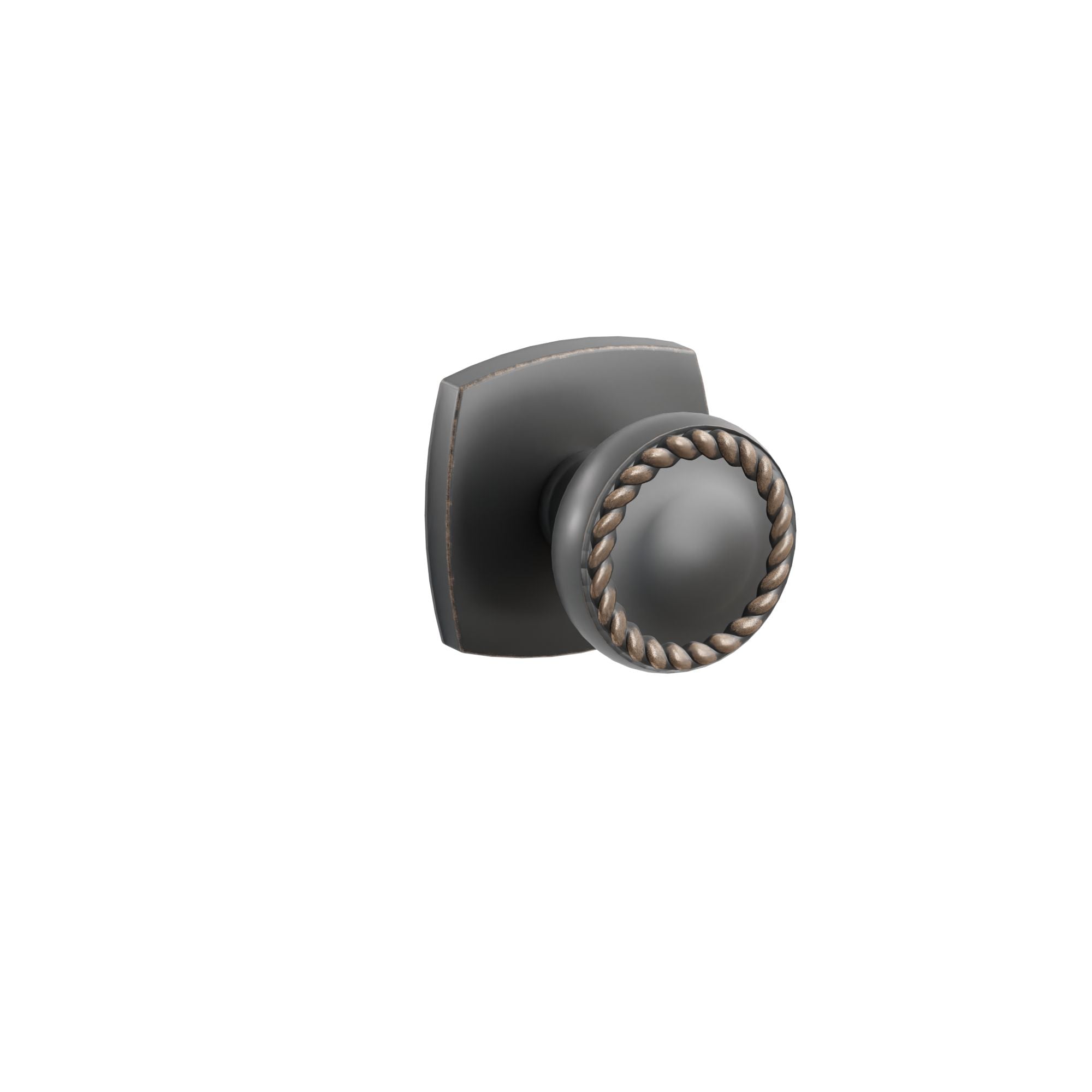 Emtek Rope Knob Set with Urban Modern Rosette