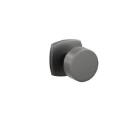 Emtek Round Knob Set with Urban Modern Rosette