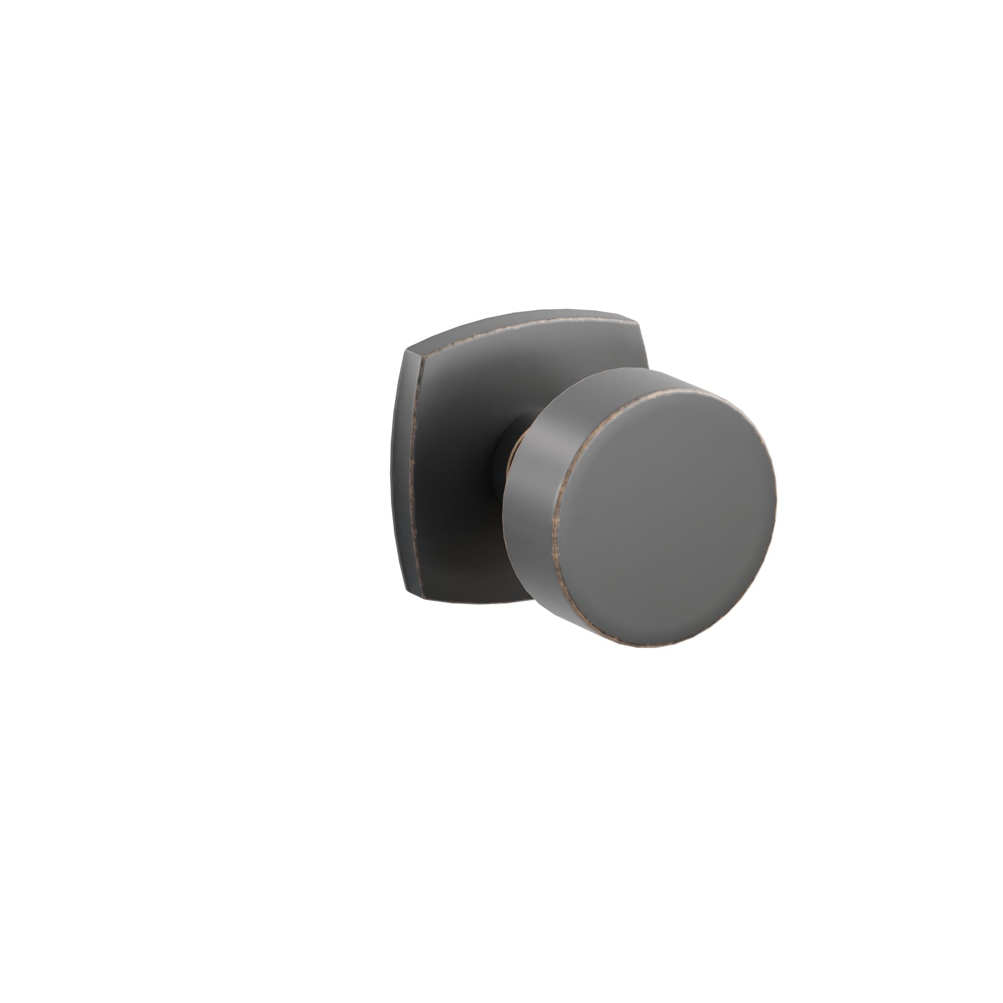 Emtek Round Knob Set with Urban Modern Rosette