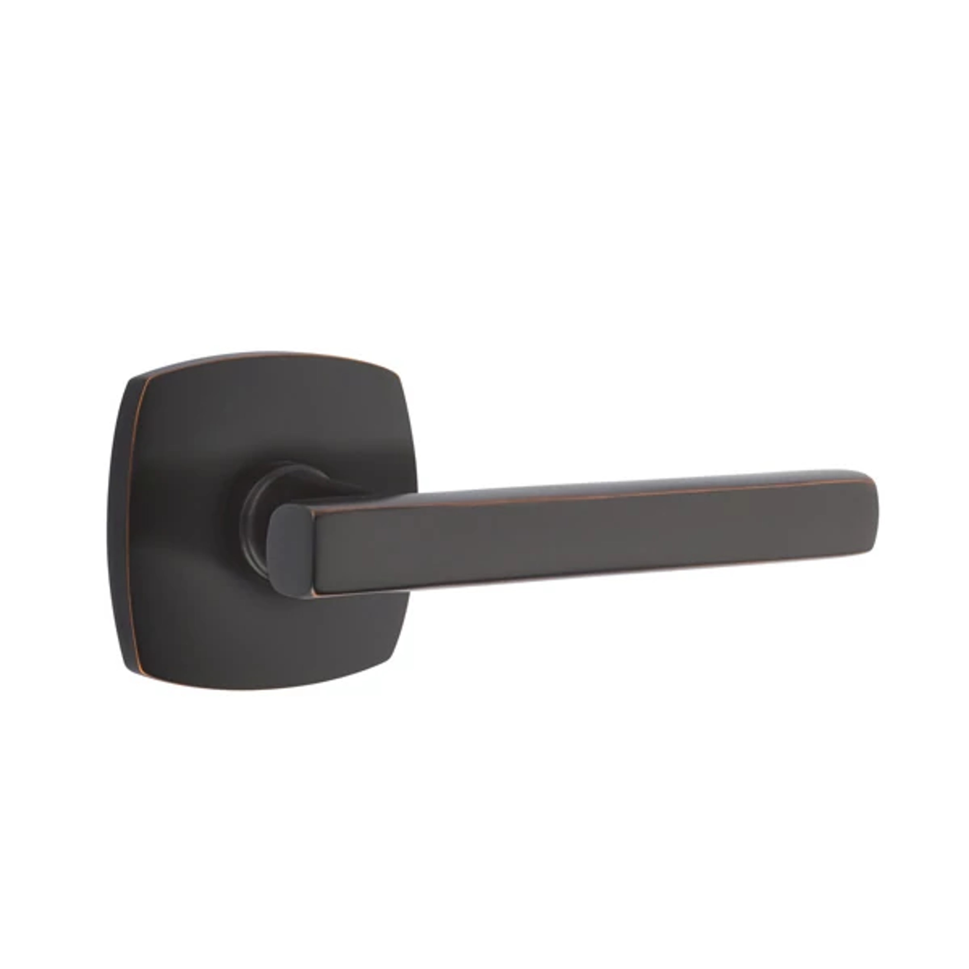 Emtek Freestone Lever Set with Urban Modern Rosette