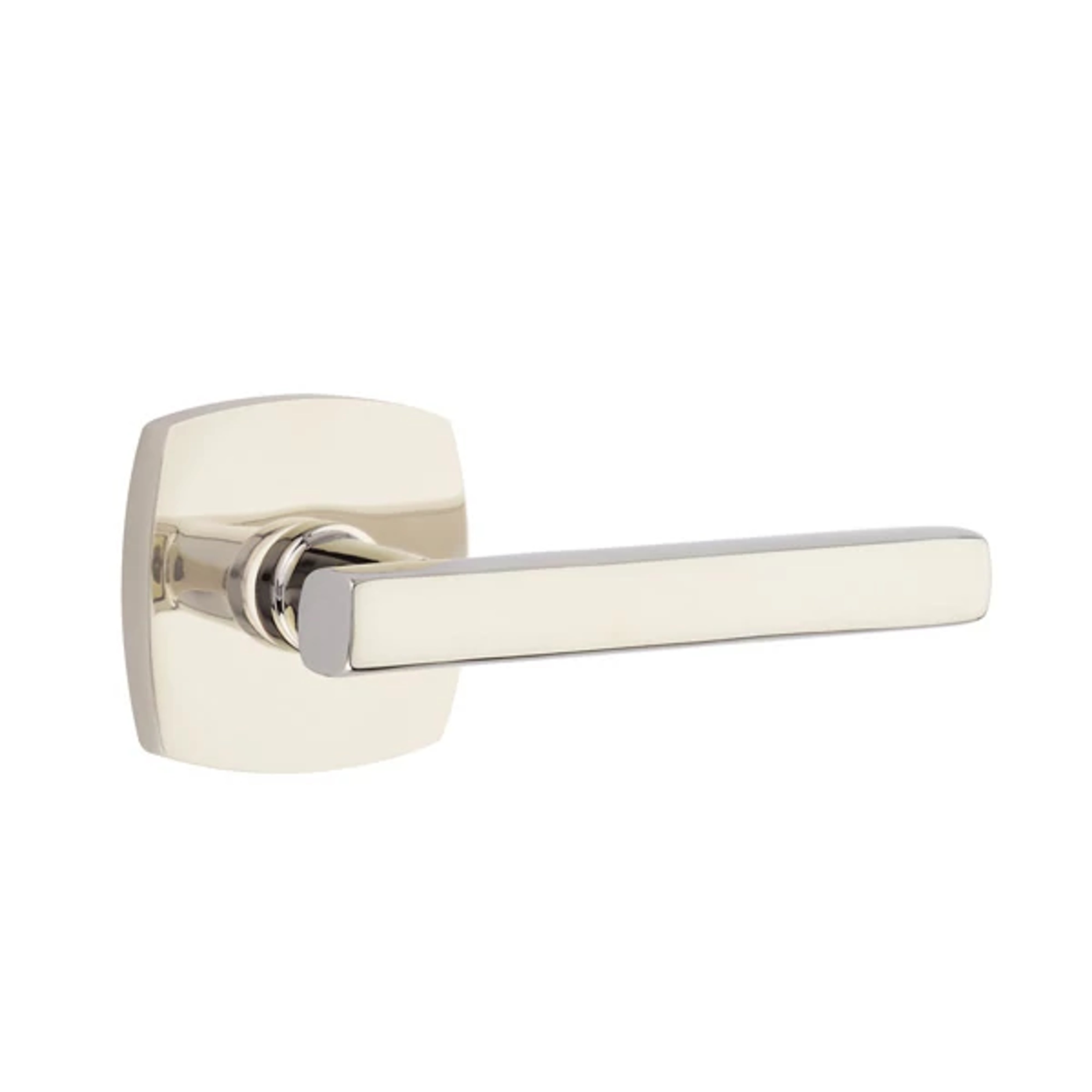Emtek Concealed Fastener Freestone Lever Set with Urban Modern Rosette