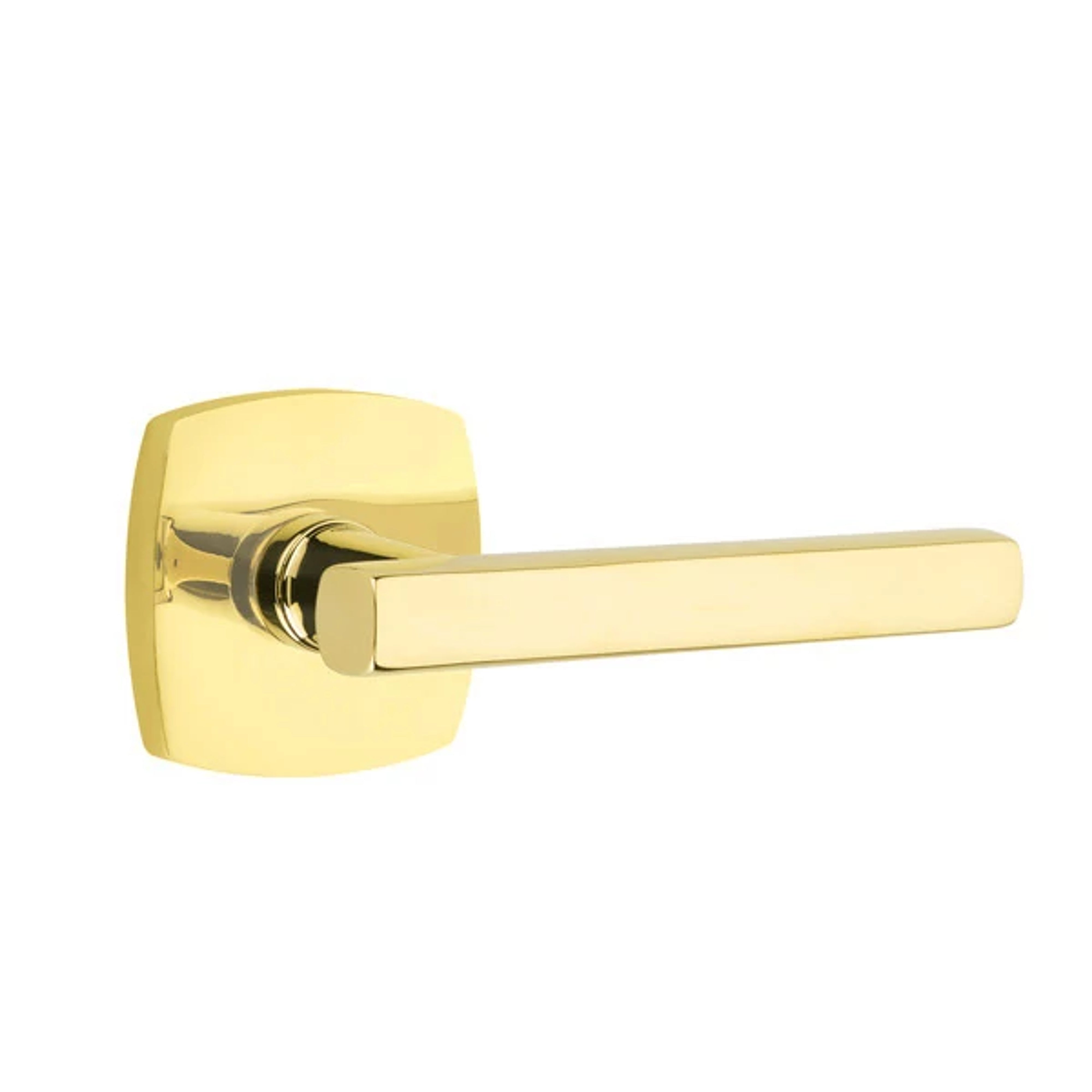 Emtek Concealed Fastener Freestone Lever Set with Urban Modern Rosette