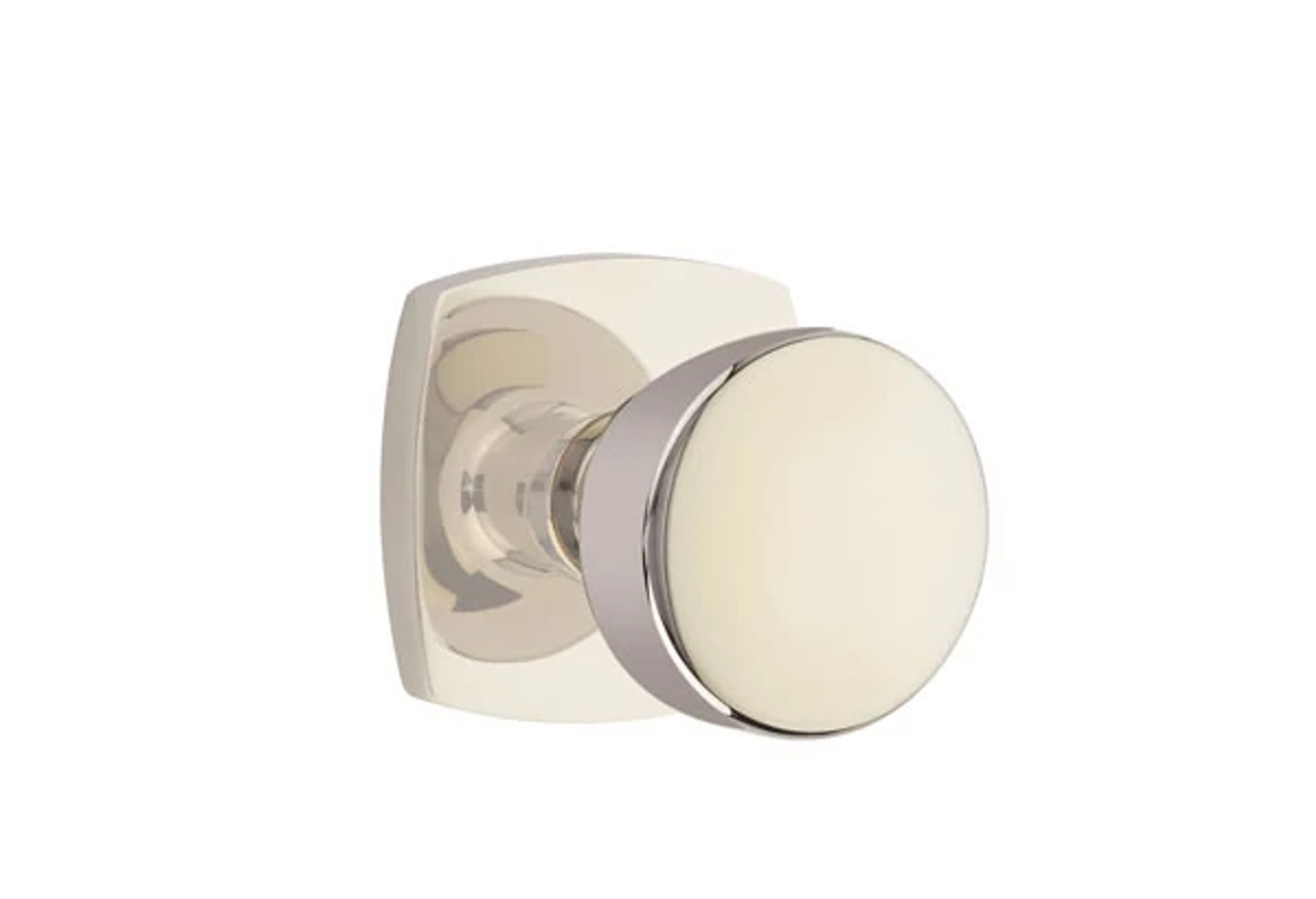 Emtek Concealed Fastener Laurent Knob Set with Urban Modern Rosette