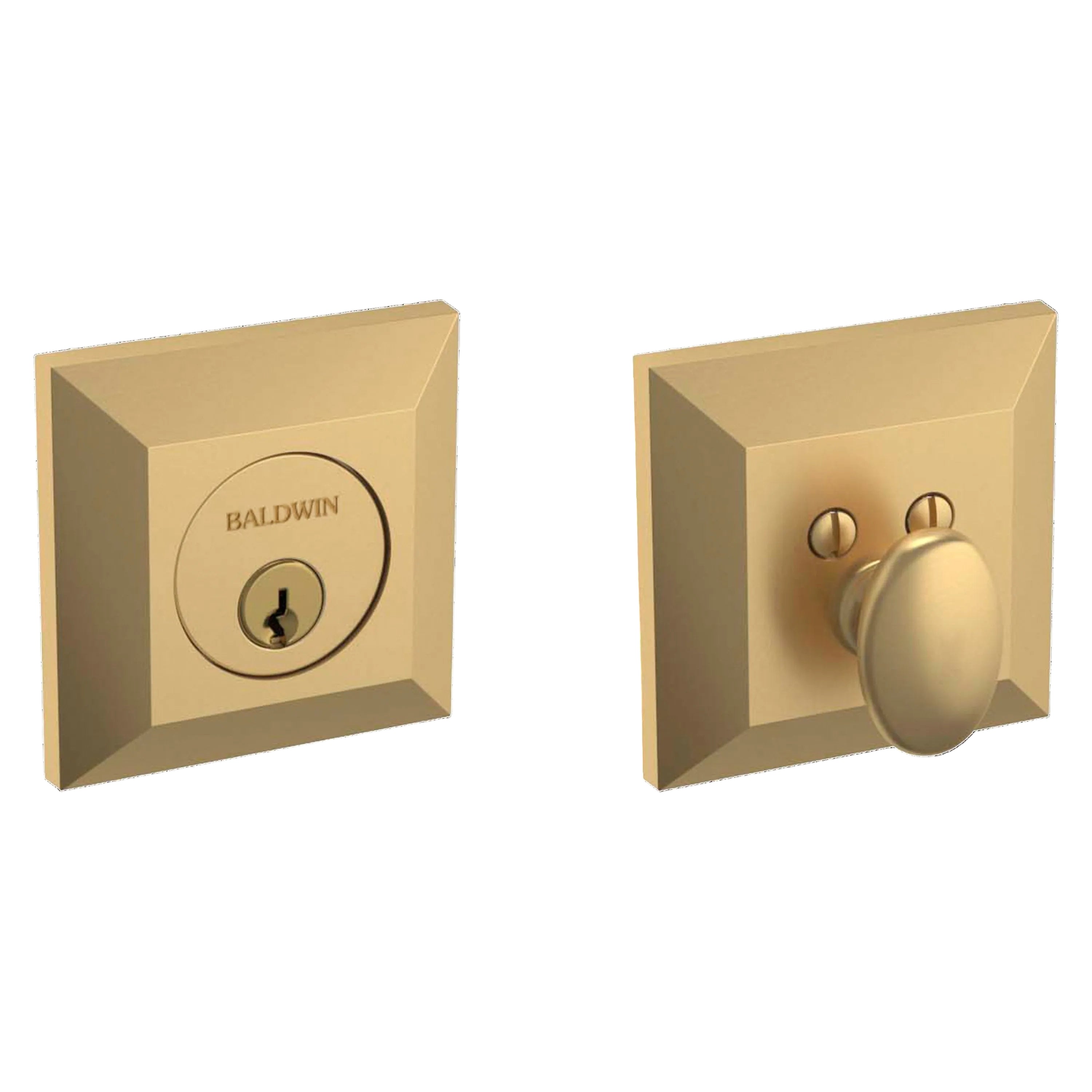 Baldwin 8254 Squared Single Cylinder Deadbolt