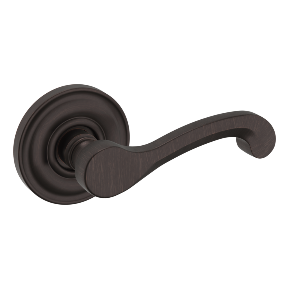 Baldwin 5445 Classic Lever Set with 5048 Rose Venetian Bronze / Passage / Reversible
