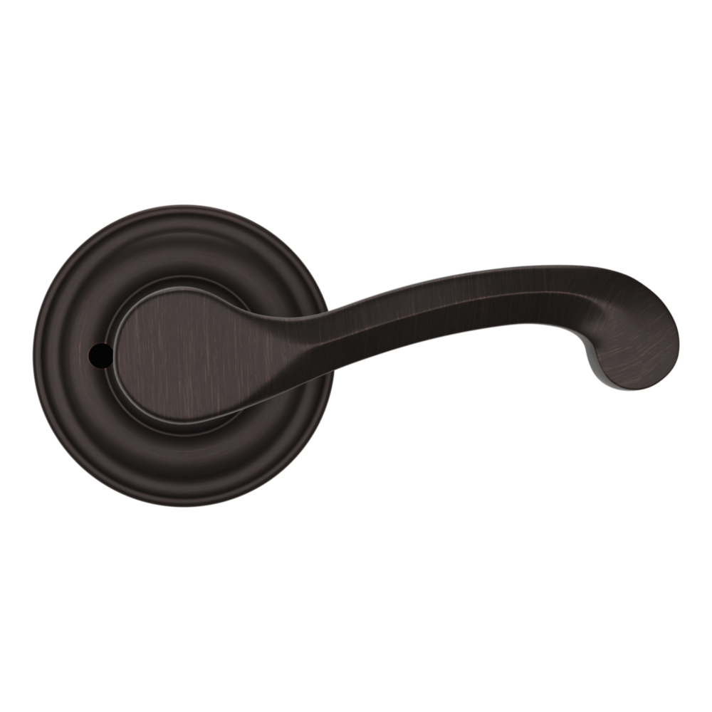 Baldwin 5445 Classic Lever Set with 5048 Rose Venetian Bronze / Privacy / Reversible