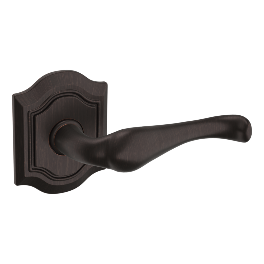 Baldwin 5447 Bethpage Lever Set with R027 Rose Venetian Bronze / Full Dummy / Reversible