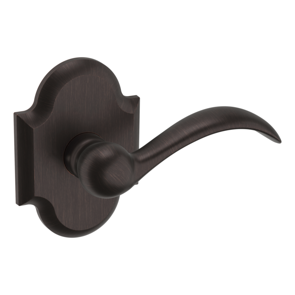 Baldwin 5452 Beavertail Lever Set with R030 Rose Venetian Bronze / Full Dummy / Reversible