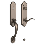 Baldwin Boulder Single Cylinder Handleset with 5452V Beavertail Lever