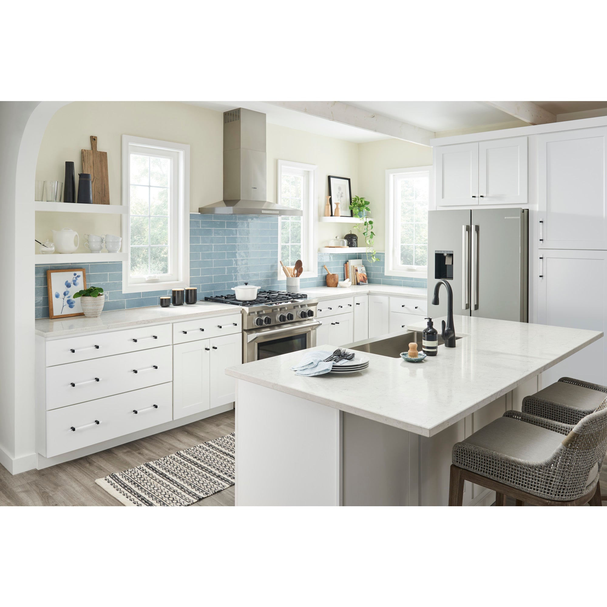 Jeffrey Alexander Spencer Cabinet Bar Pull Satin Bronze / 128 mm