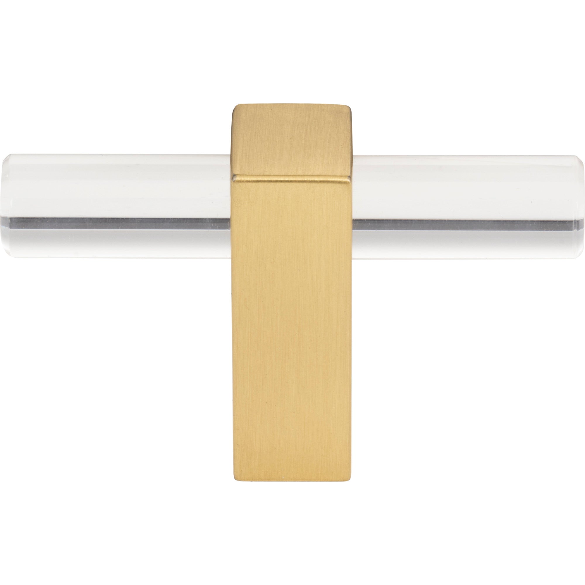 Jeffrey Alexander Spencer T-Knob Brushed Gold / 2-3/8"