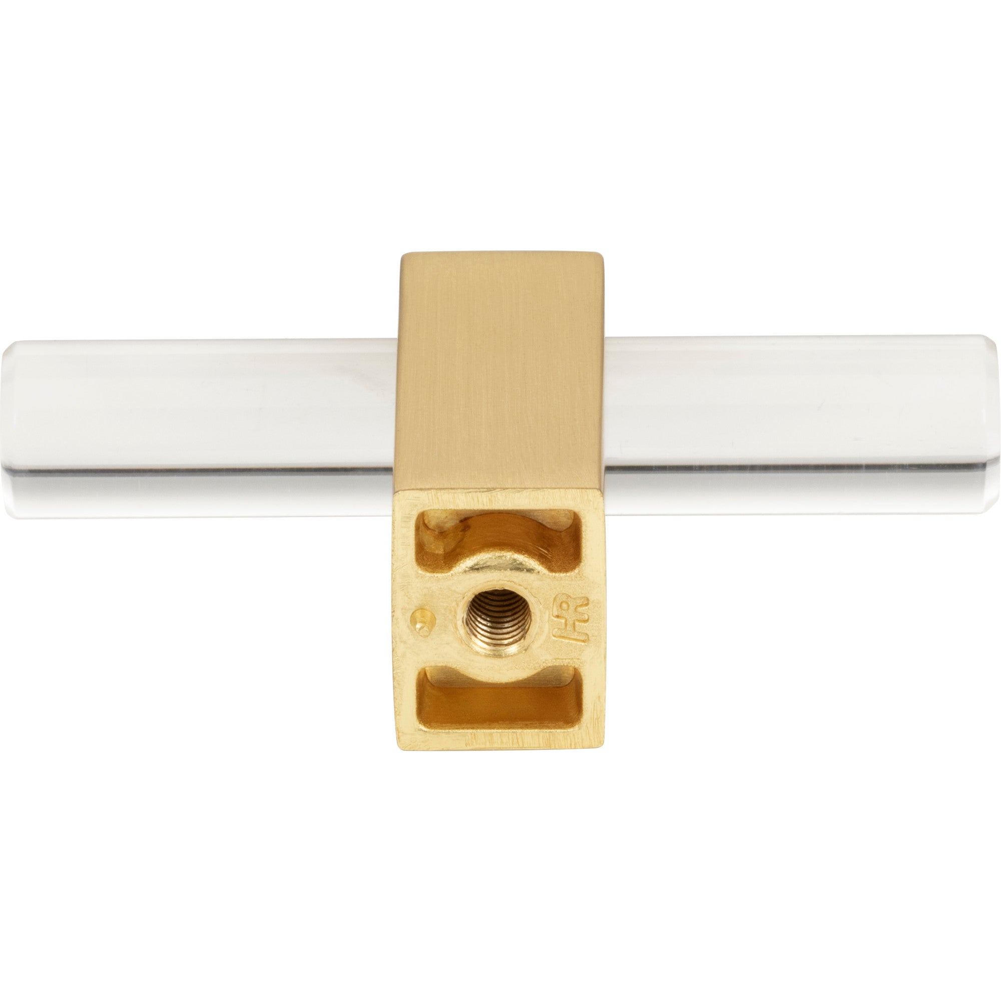 Jeffrey Alexander Spencer T-Knob Brushed Gold / 2-3/8"