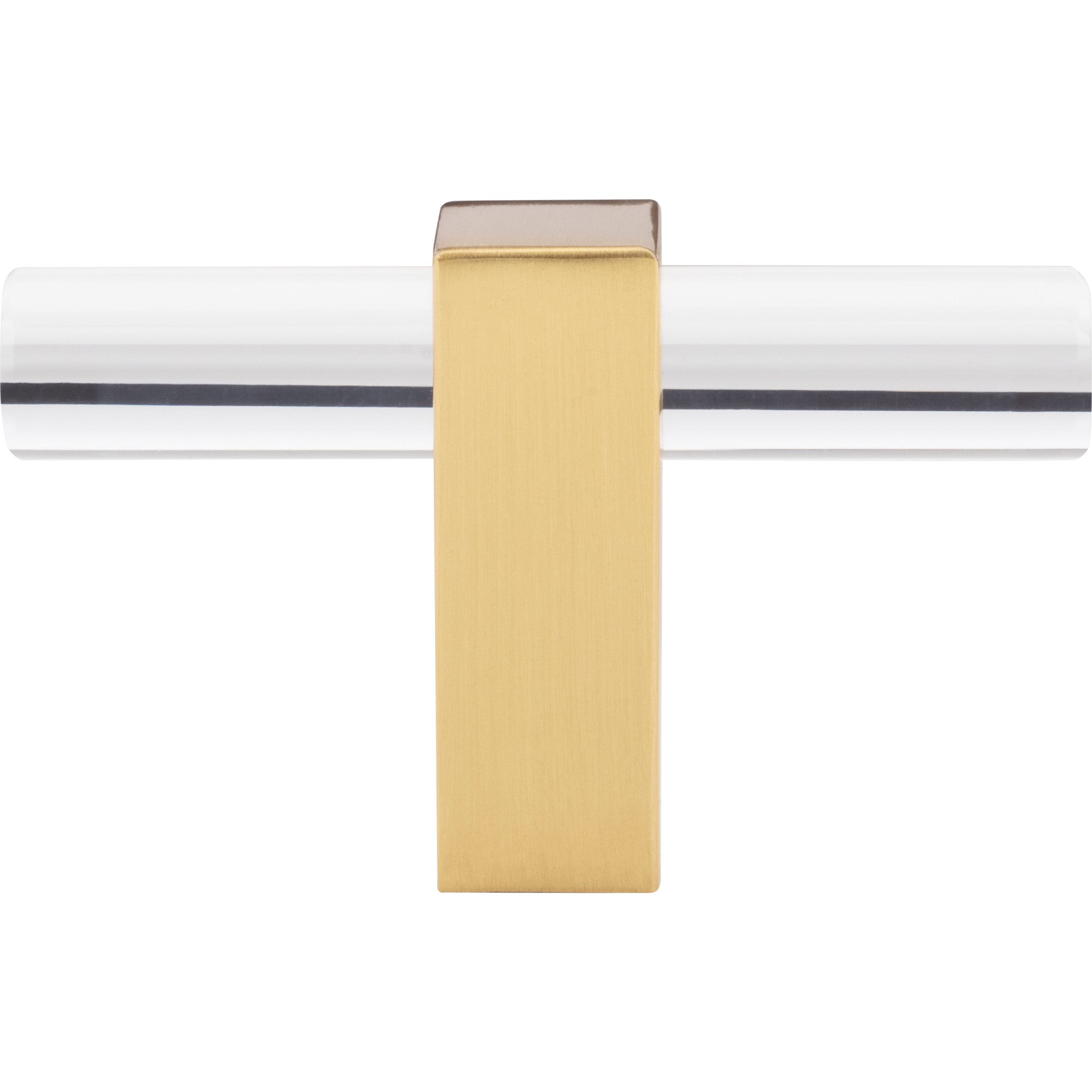 Jeffrey Alexander Spencer T-Knob Brushed Gold / 2-3/8"