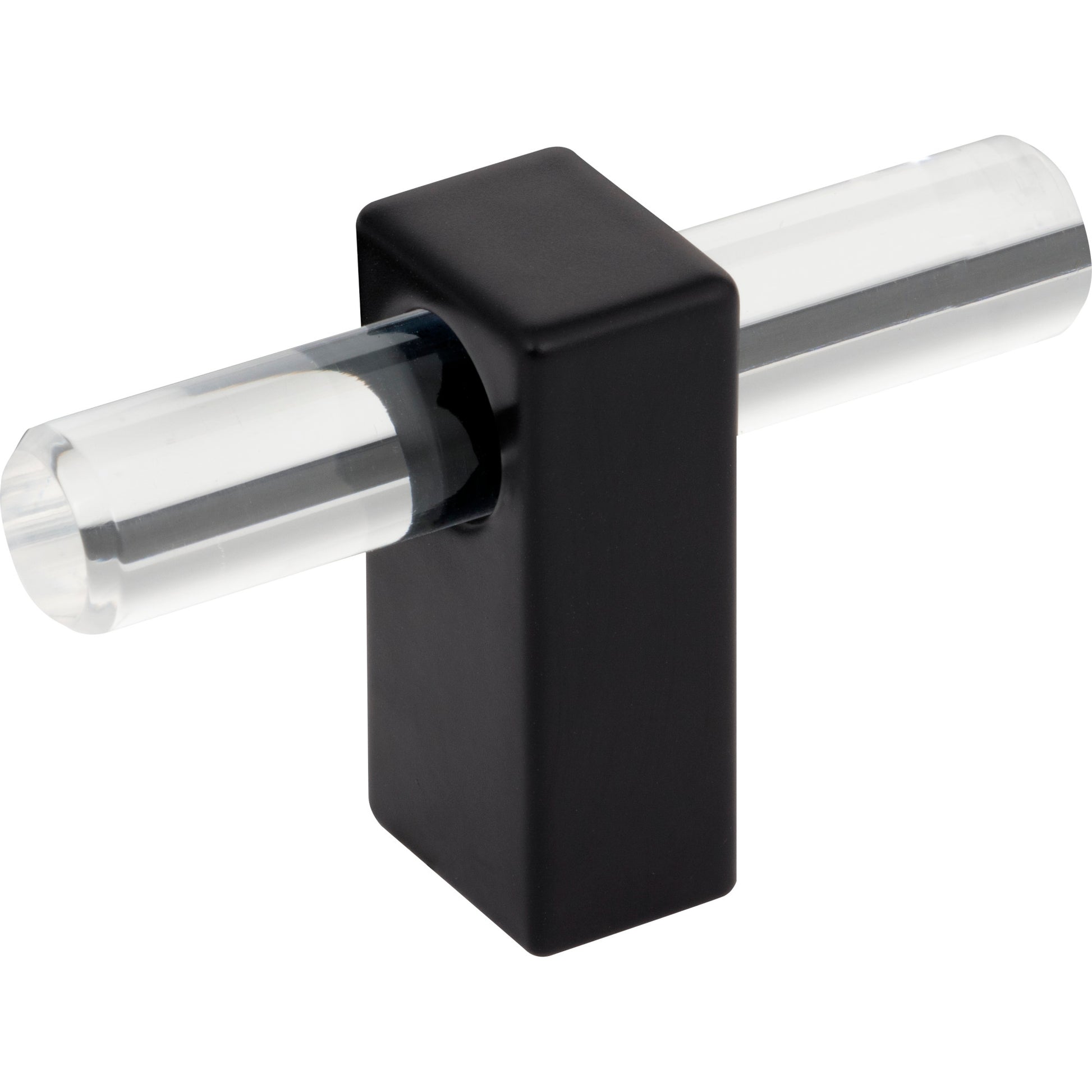 Jeffrey Alexander Spencer T-Knob Matte Black / 2-3/8"