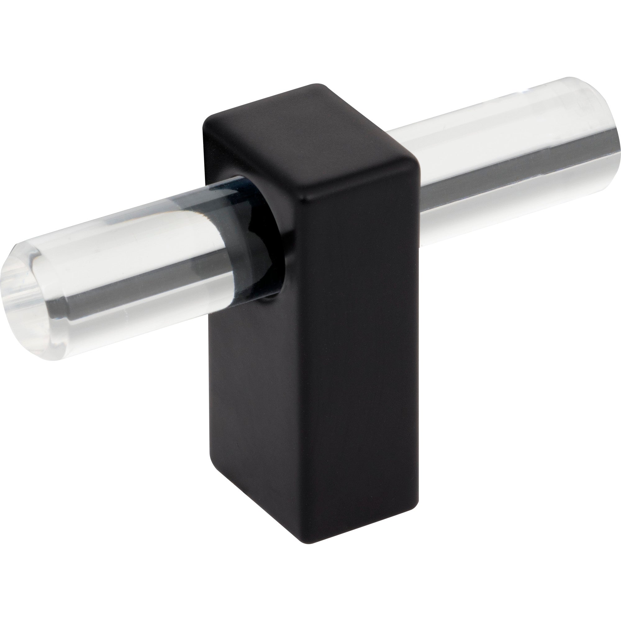 Jeffrey Alexander Spencer T-Knob Matte Black / 2-3/8"