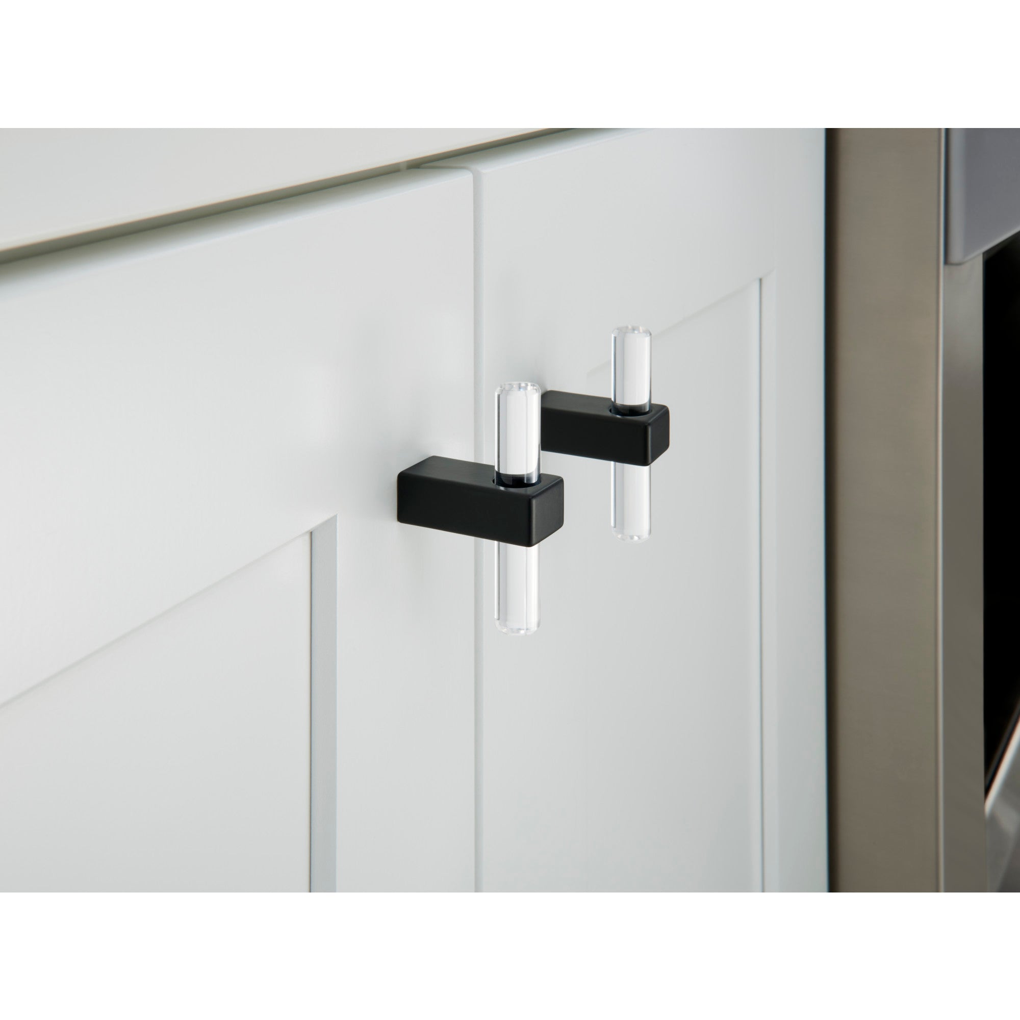 Jeffrey Alexander Spencer T-Knob Matte Black / 2-3/8"