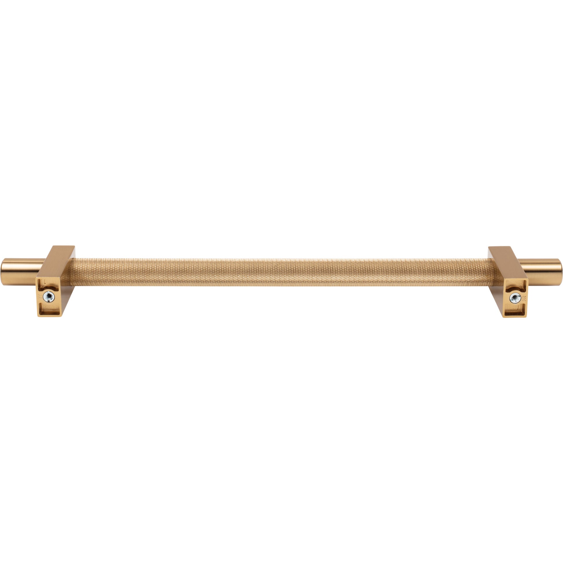 Jeffrey Alexander Larkin Knurled Center Appliance Handle Satin Bronze / 12"