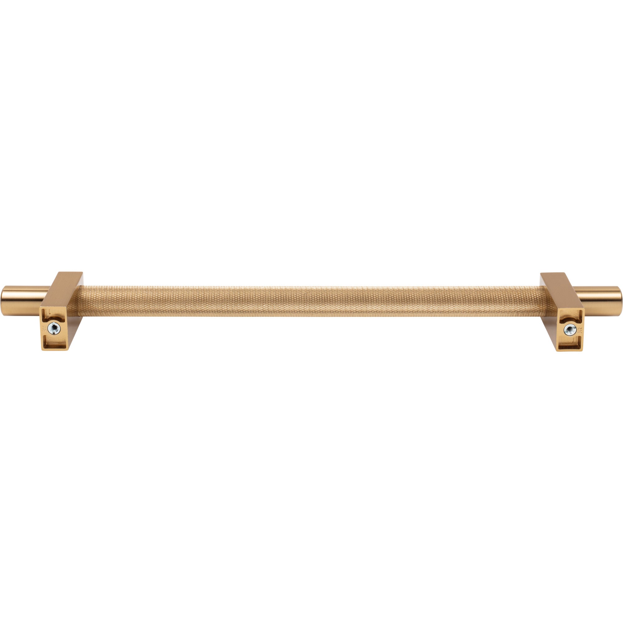 Jeffrey Alexander Larkin Knurled Center Appliance Handle Satin Bronze / 12"