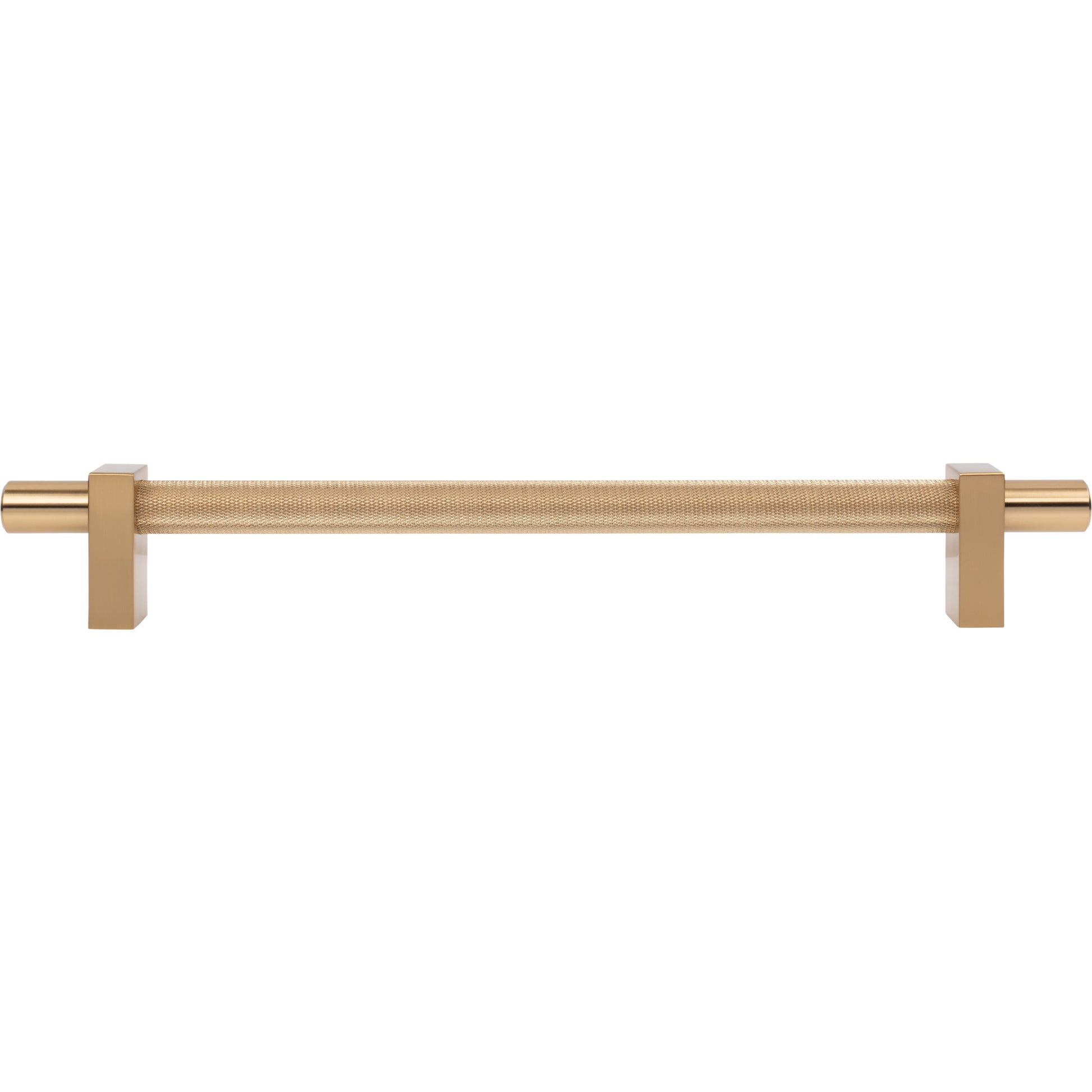 Jeffrey Alexander Larkin Knurled Center Appliance Handle Satin Bronze / 12"