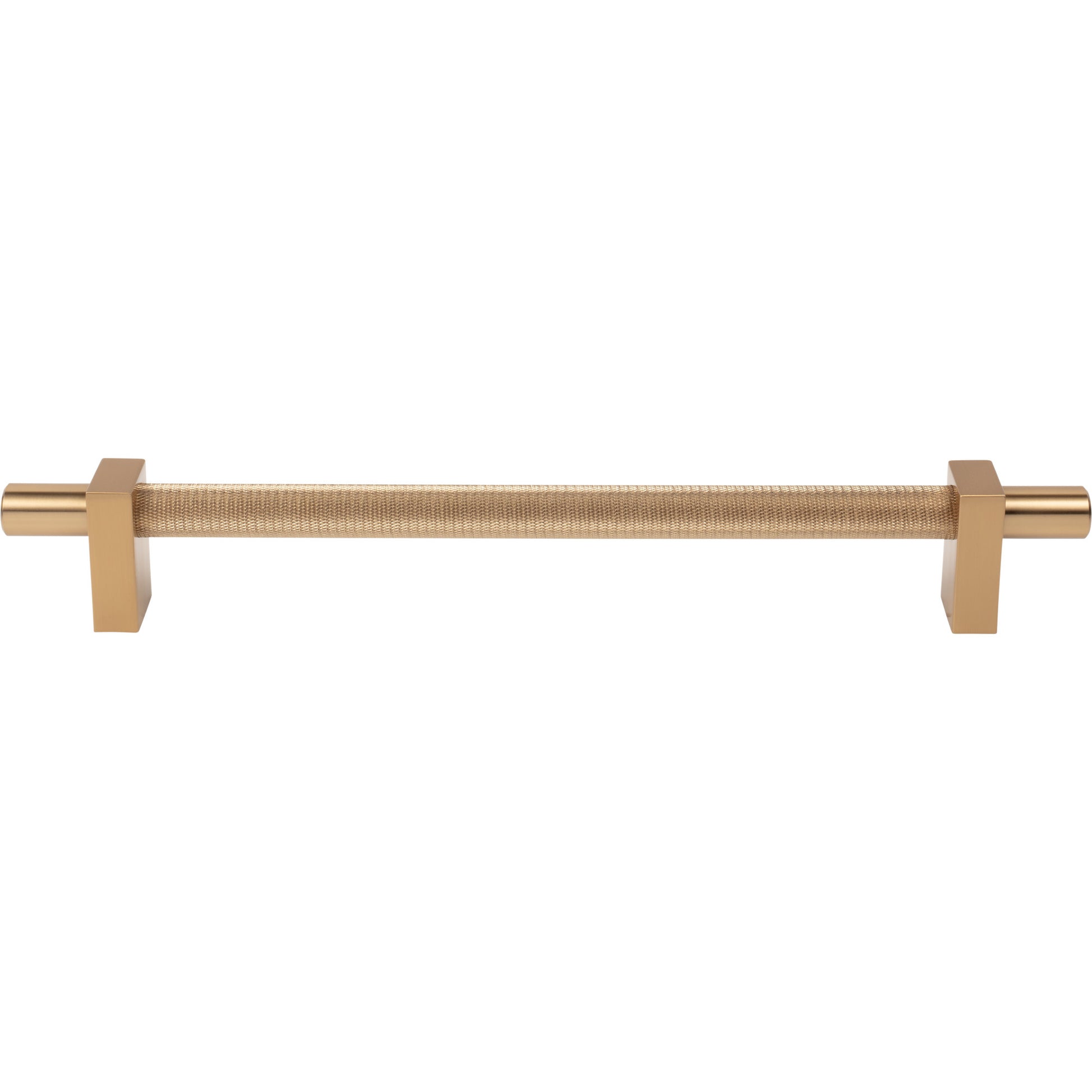 Jeffrey Alexander Larkin Knurled Center Appliance Handle Satin Bronze / 18"