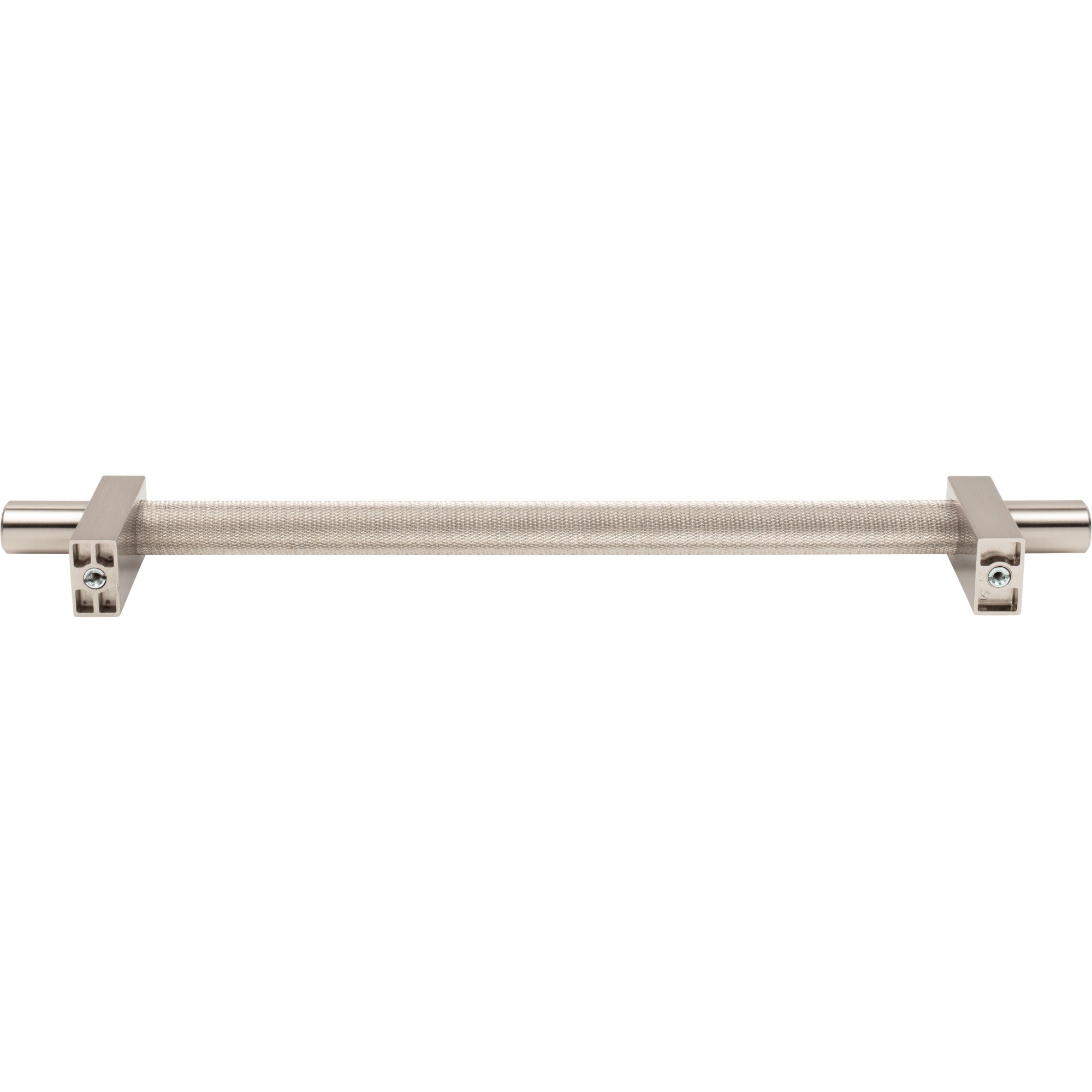 Jeffrey Alexander Larkin Knurled Center Appliance Handle Satin Nickel / 18"