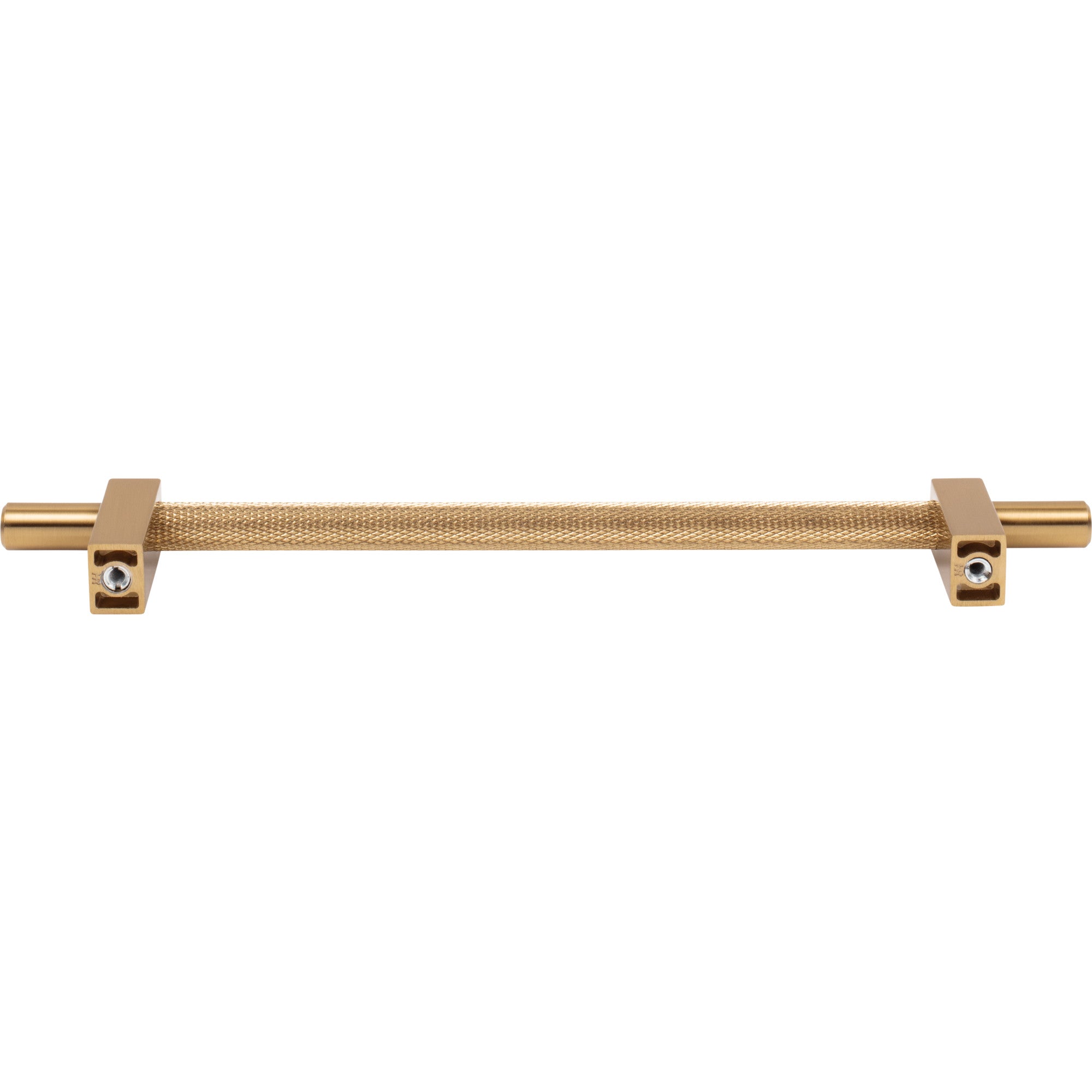 Jeffrey Alexander Larkin Knurled Center Cabinet Bar Pull Satin Bronze / 192 mm