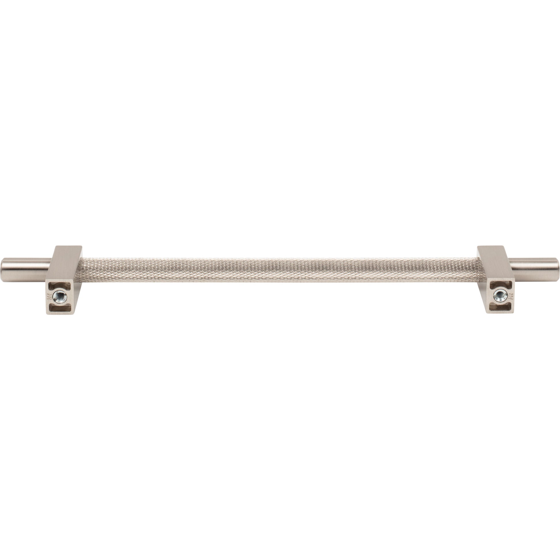 Jeffrey Alexander Larkin Knurled Center Cabinet Bar Pull Satin Nickel / 192 mm