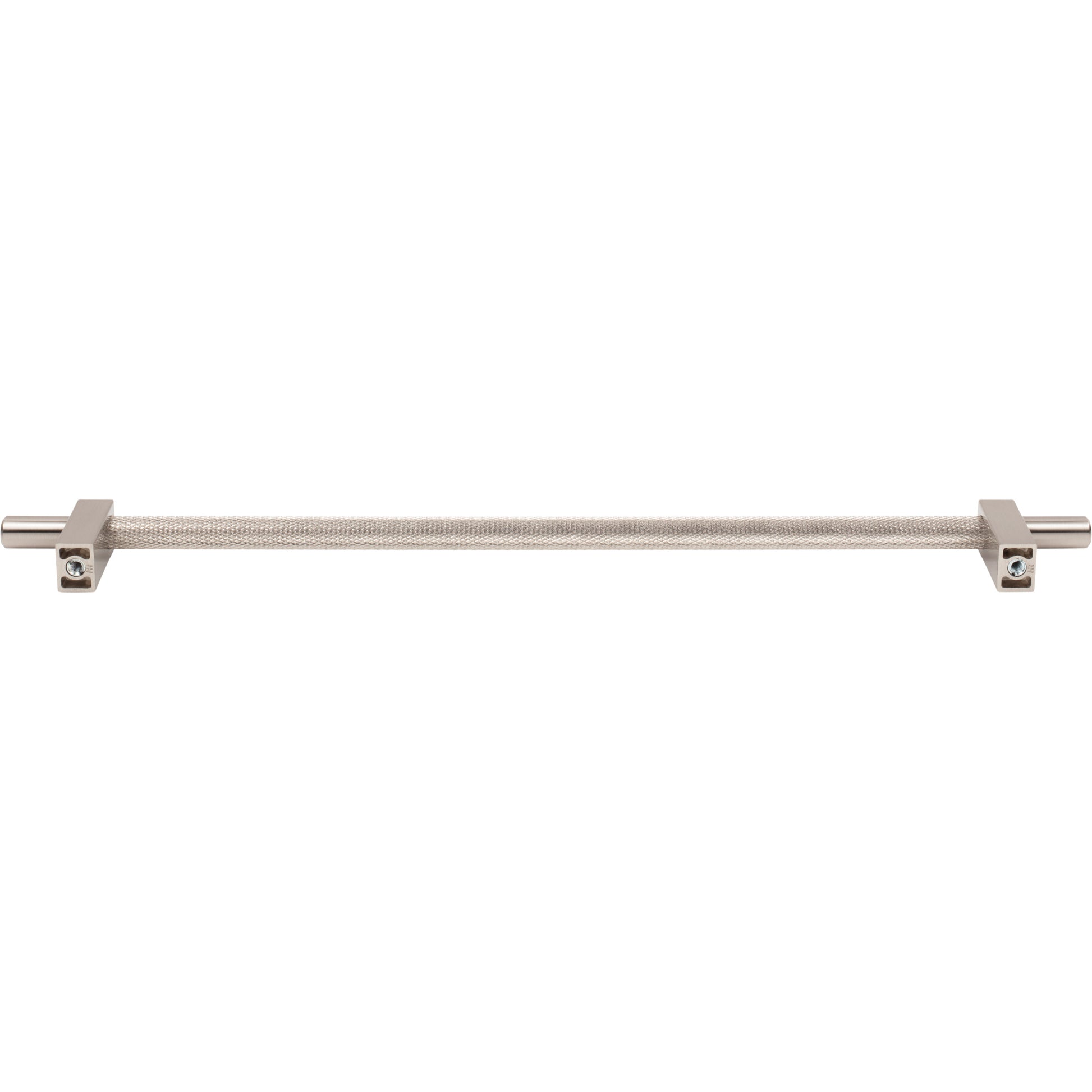 Jeffrey Alexander Larkin Knurled Center Cabinet Bar Pull Satin Nickel / 305 mm