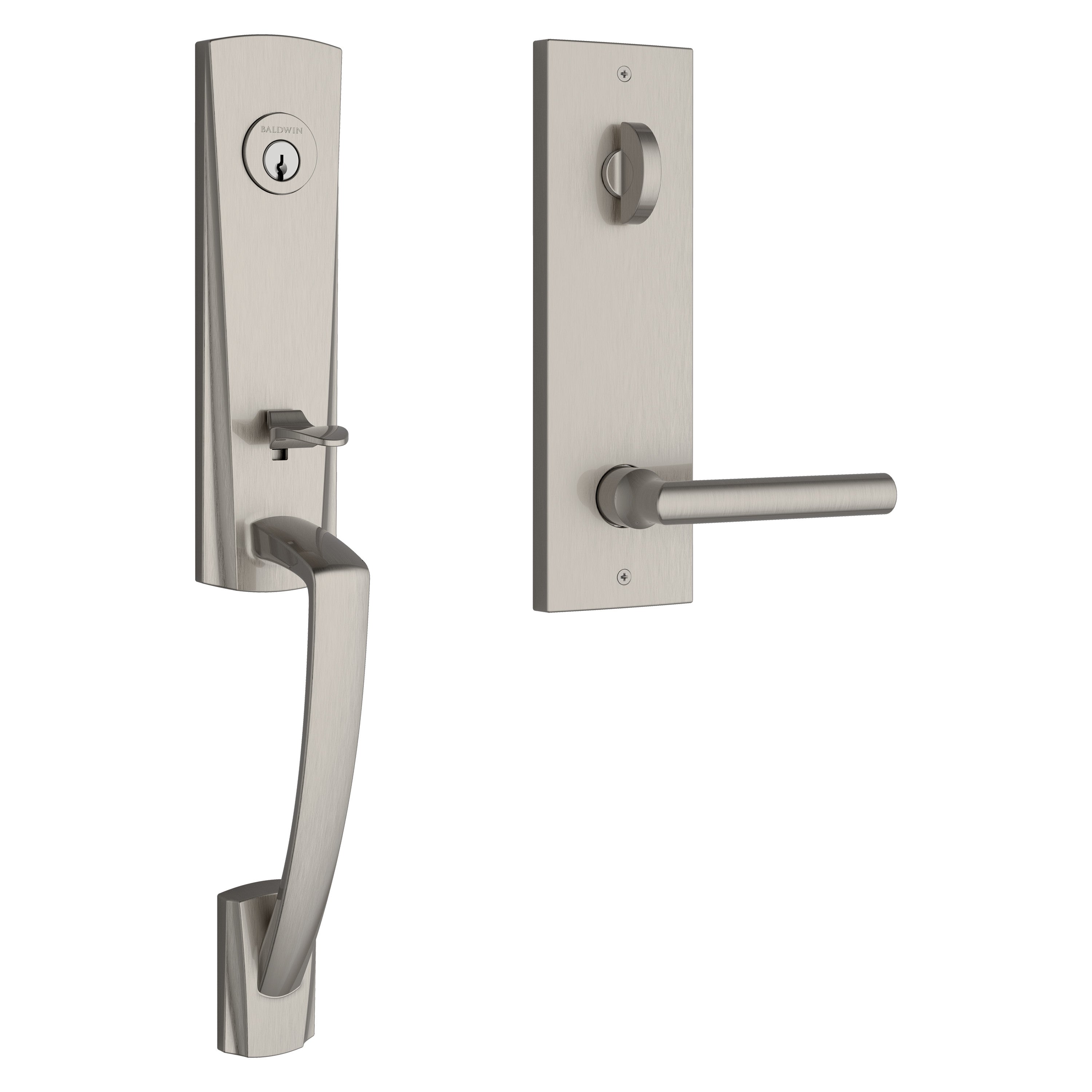 Baldwin Reserve Miami Handleset With Tube Lever