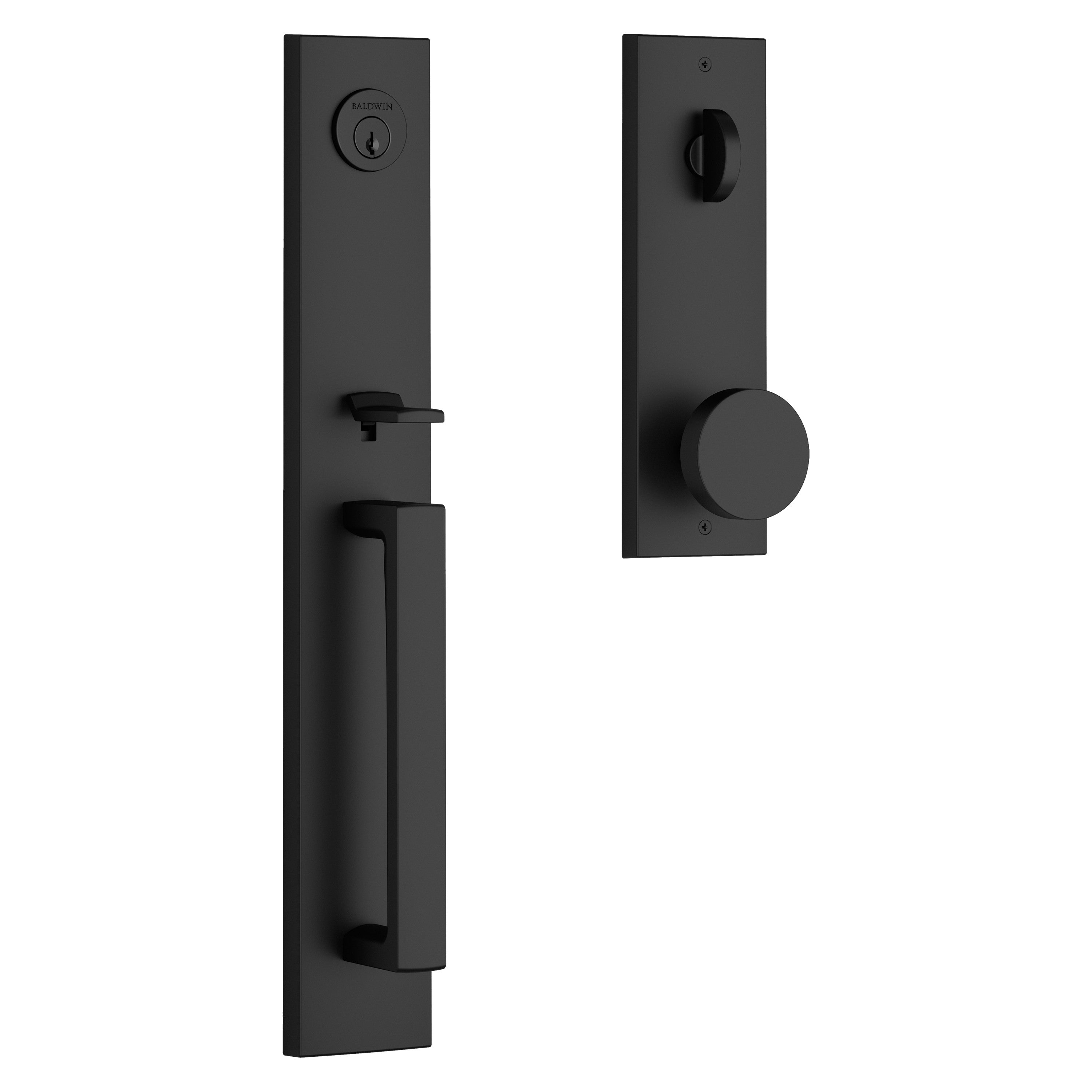 Baldwin Reserve Santa Cruz Handleset With Contemporary Knob