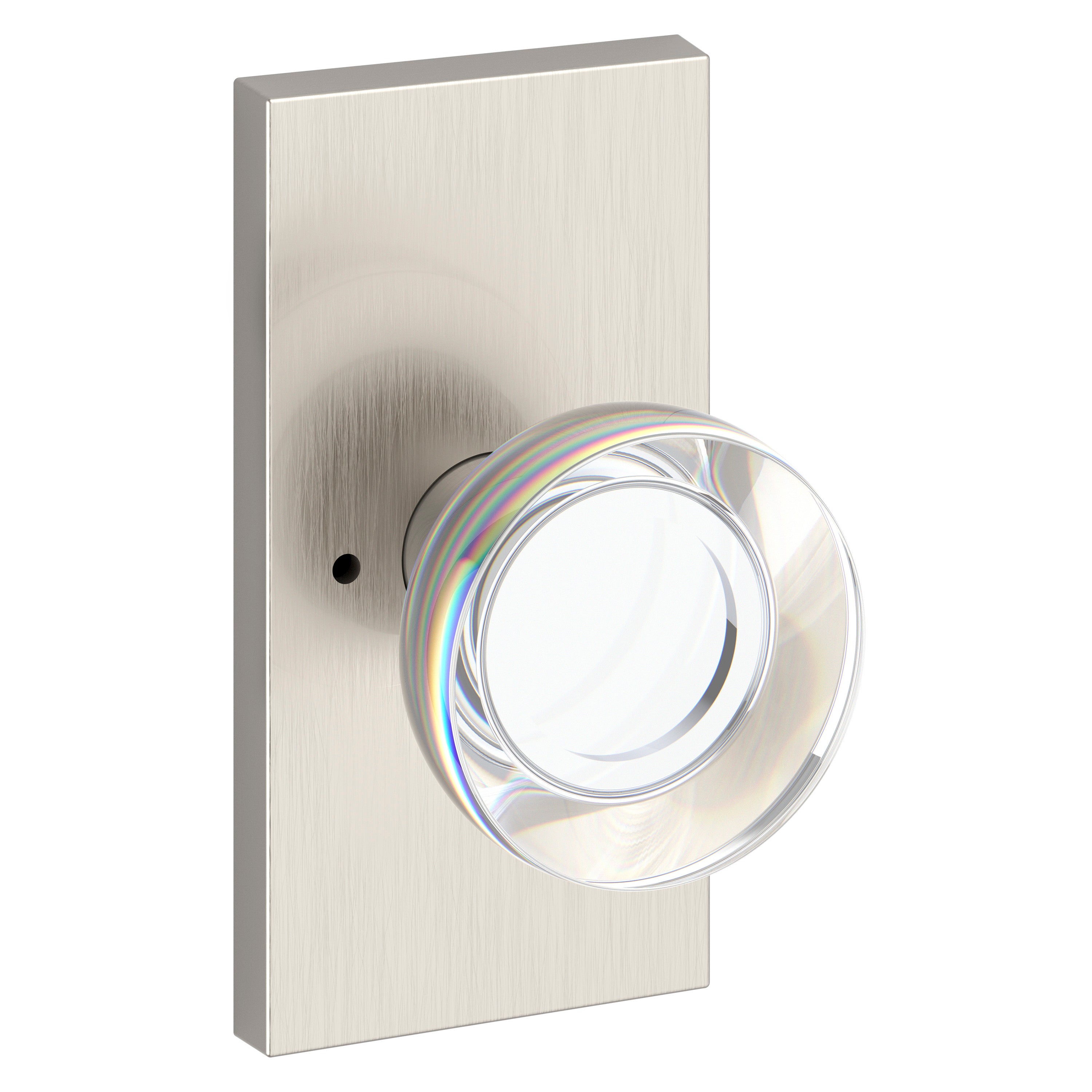 Baldwin Reserve Contemporary Crystal Privacy Knob Set
