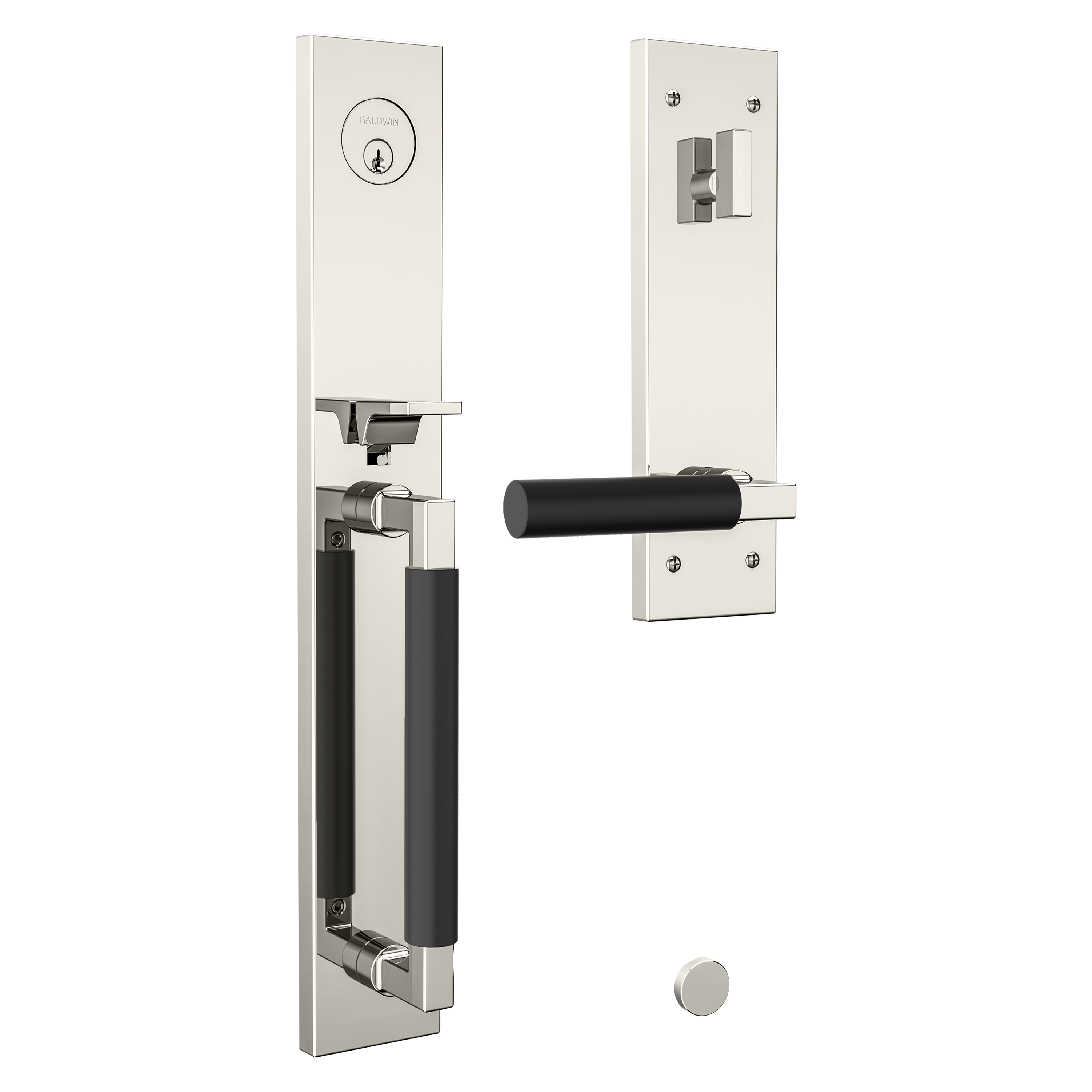 Baldwin Gramercy Egress Mixed Finish Handleset with L029 Lever
