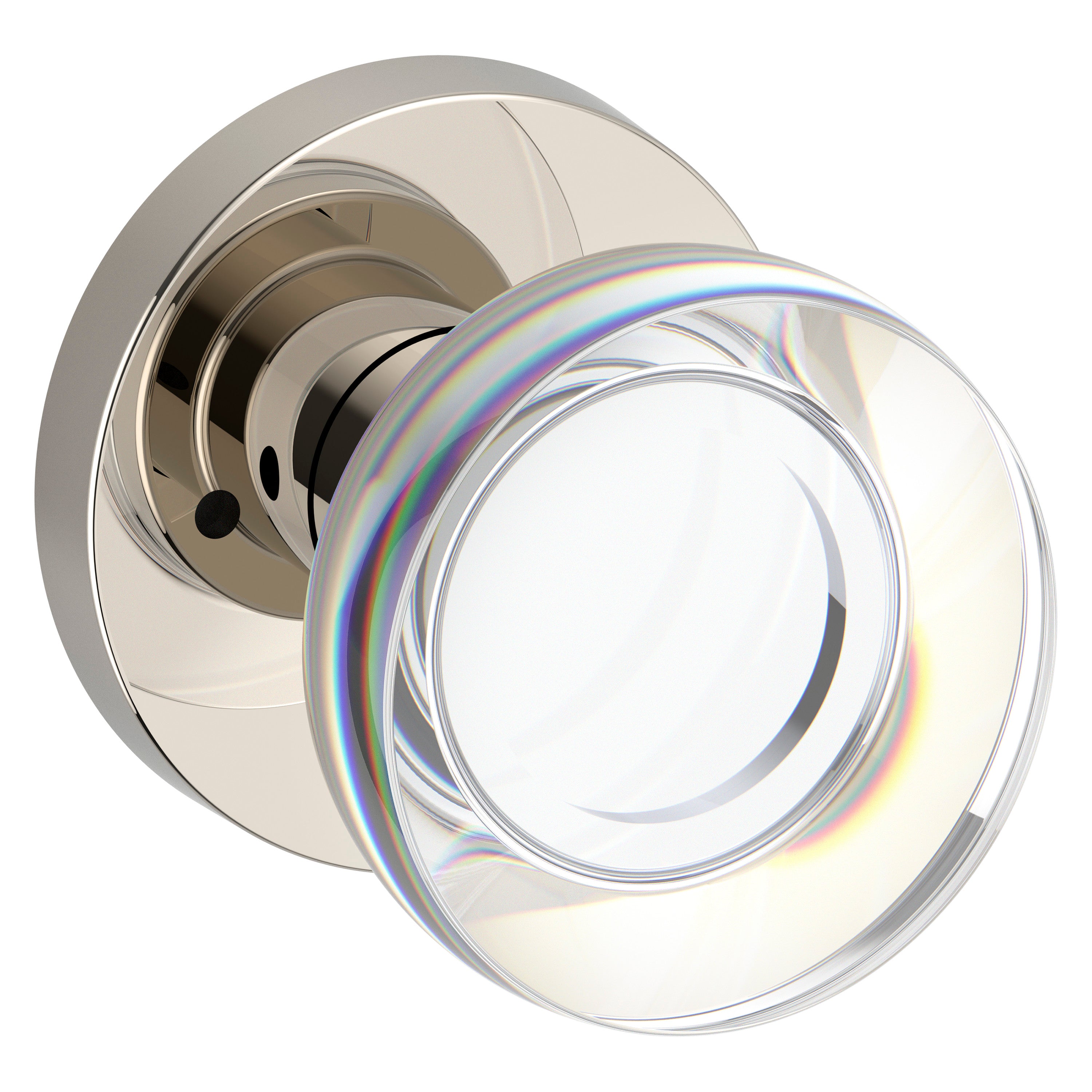 Baldwin Reserve Contemporary Crystal Privacy Knob Set