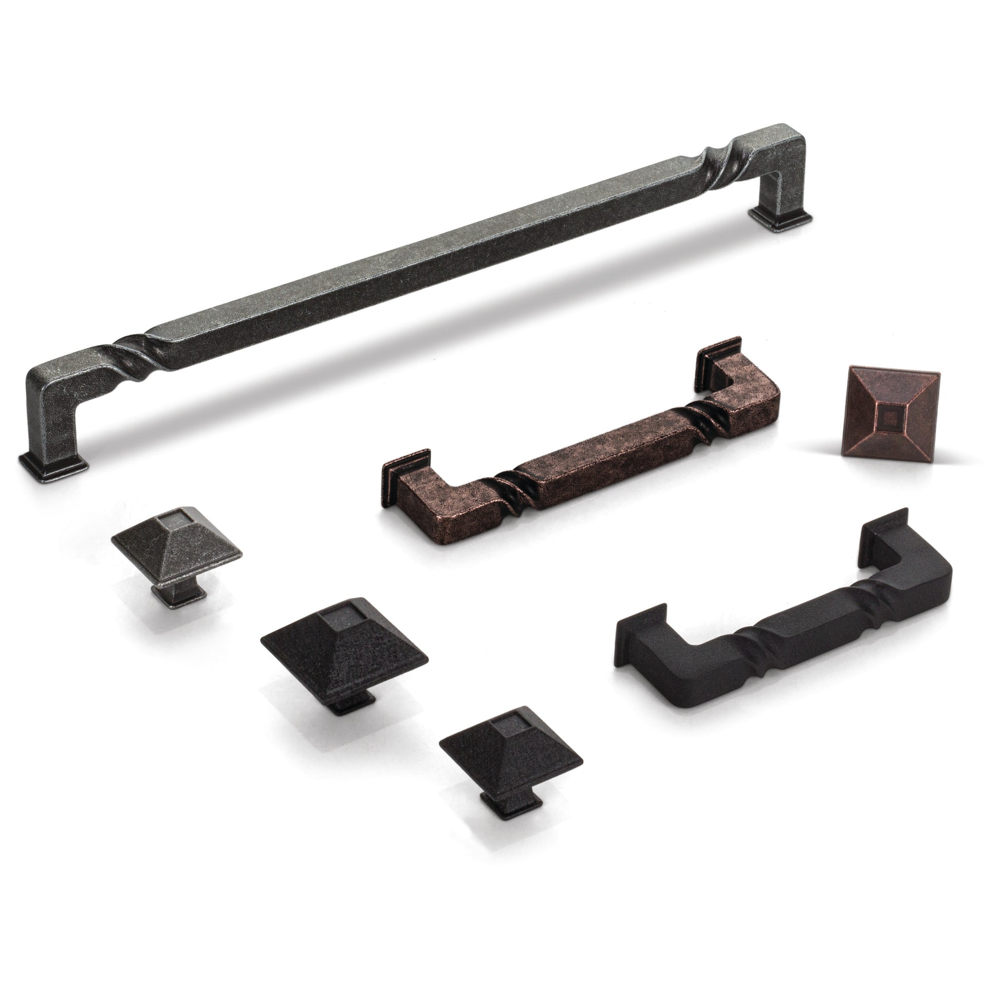 Jeffrey Alexander Tahoe Cabinet Pull Distressed Antique Silver / 96 mm
