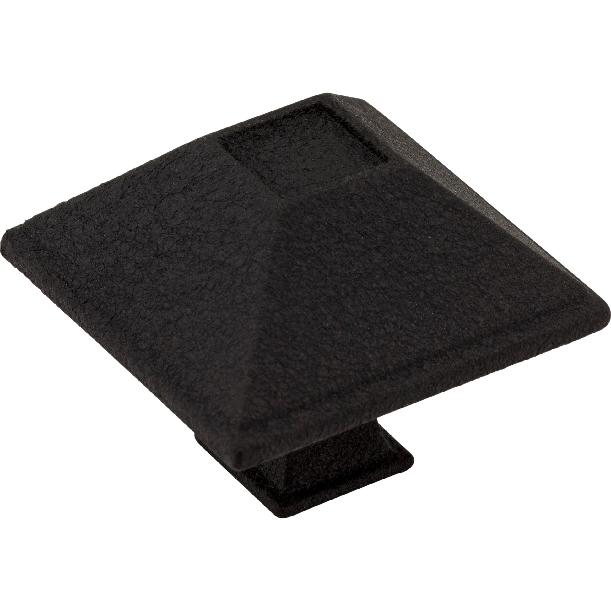 Jeffrey Alexander Tahoe Square Cabinet Knob Black / 1-1/2"