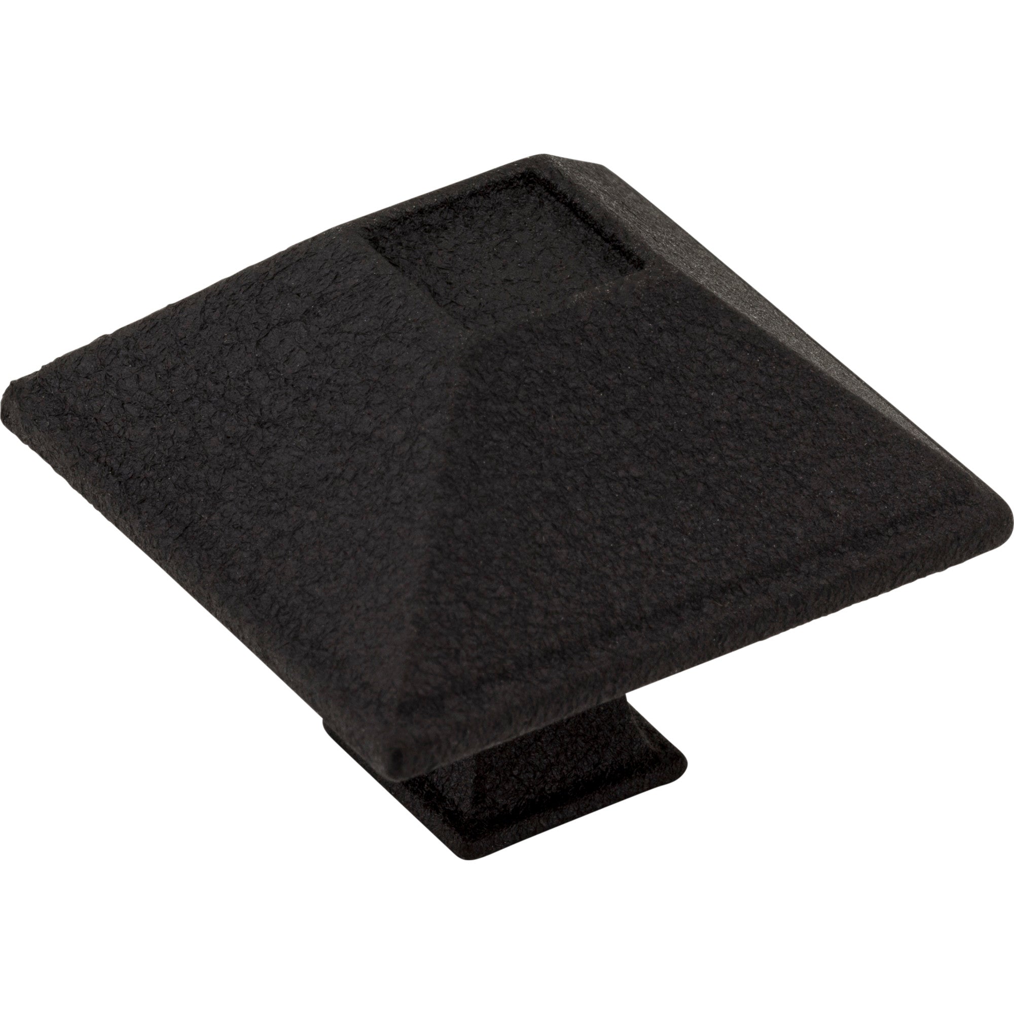 Jeffrey Alexander Tahoe Square Cabinet Knob Black / 1-1/2"
