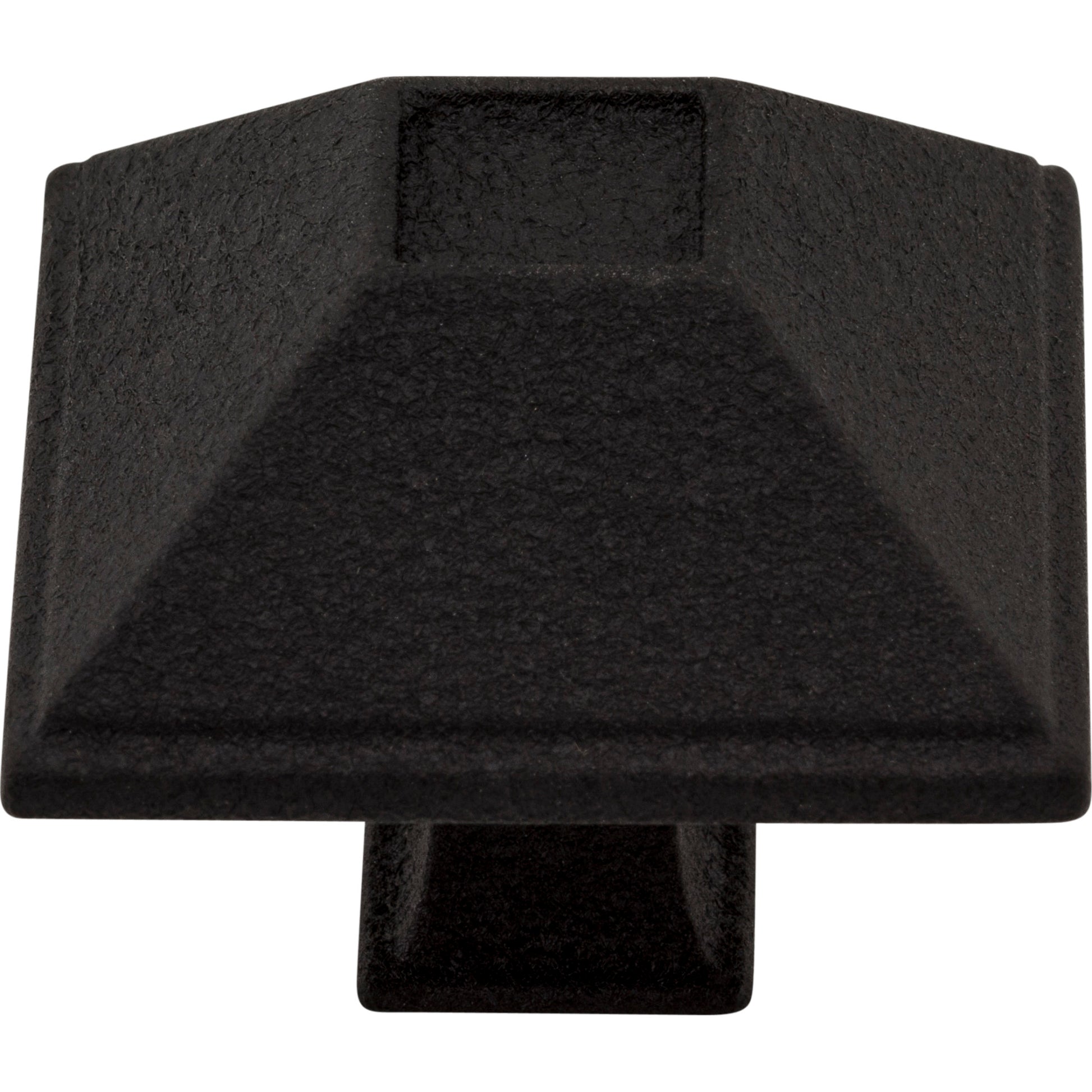 Jeffrey Alexander Tahoe Square Cabinet Knob Black / 1-1/2"