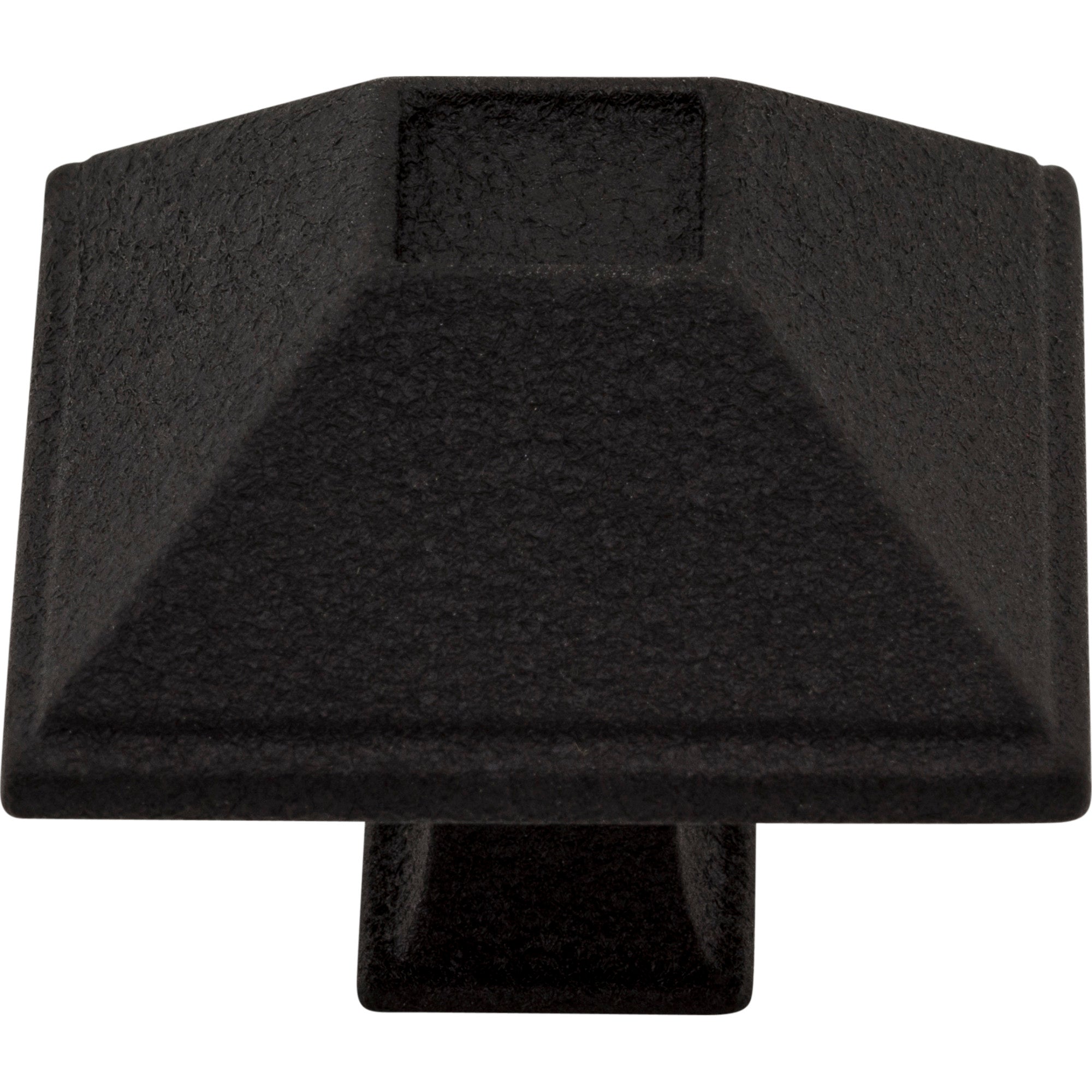 Jeffrey Alexander Tahoe Square Cabinet Knob Black / 1-1/2"