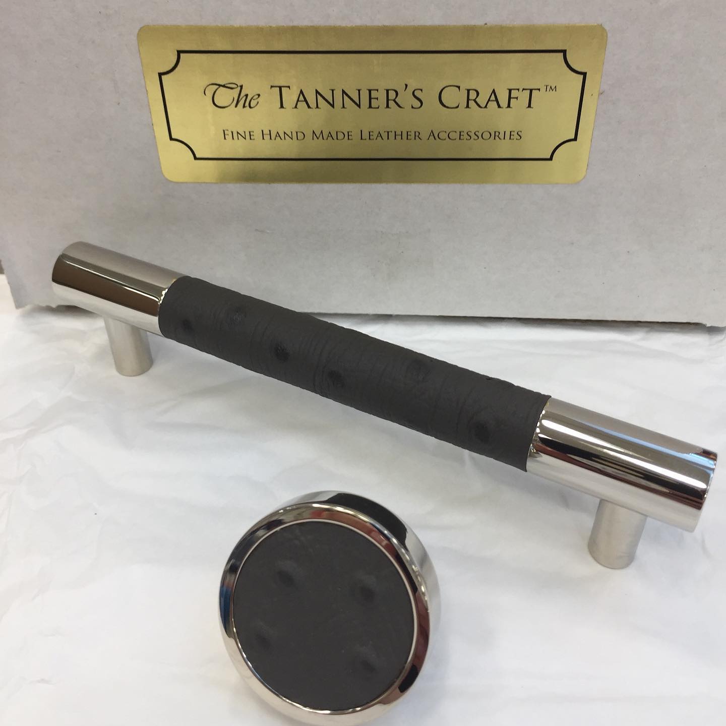 Tanners Craft L111 1.25 Inch Round Cabinet Knob With Flared Post