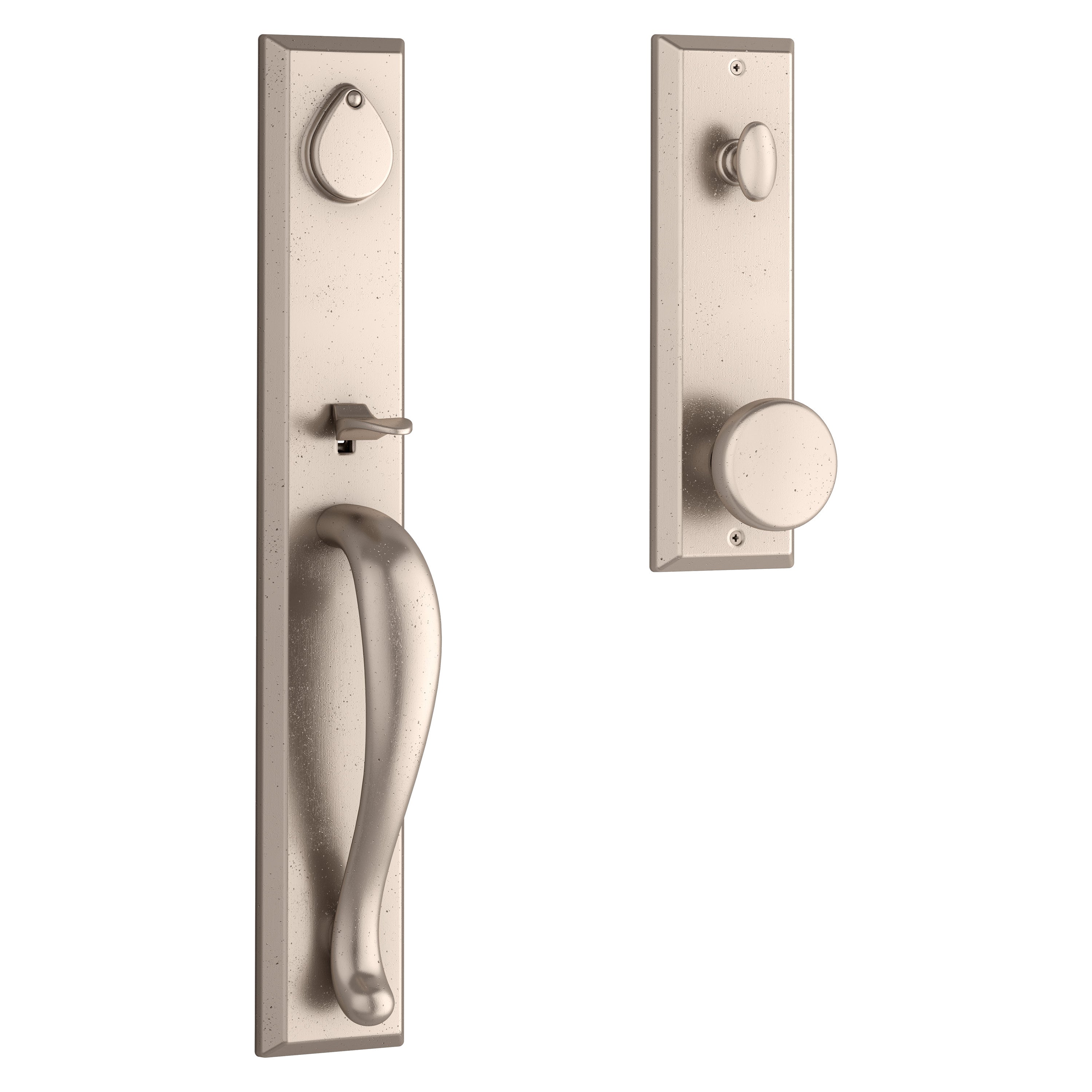 Baldwin Reserve Longview Handleset With Rustic Knob