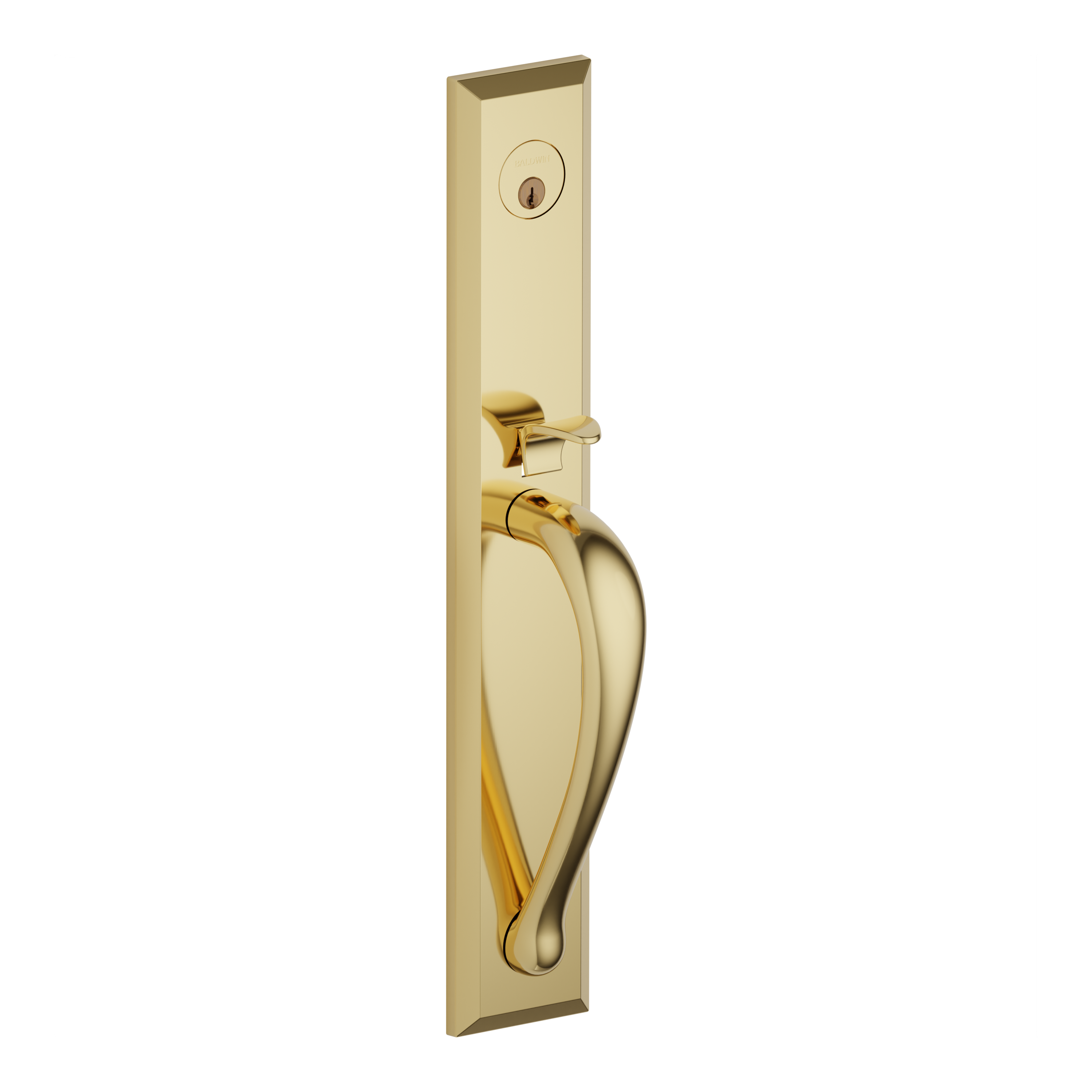 Baldwin Cody Full Single Cylinder Handleset with 5024 Oval Knob