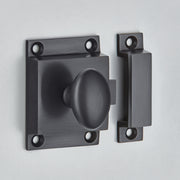 Croft Oval Cabinet Catch 55mm / Dark Bronze Metal Antique