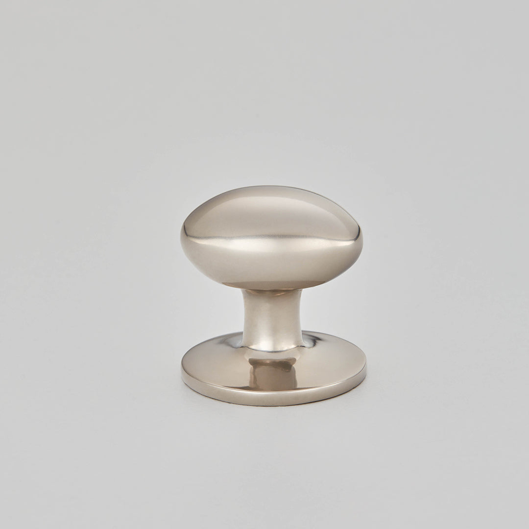 Croft Oval Cabinet Knob 32mm / Pearl Nickel