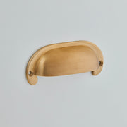 Croft Cast Drawer Pull 114mm / Smoked Brass